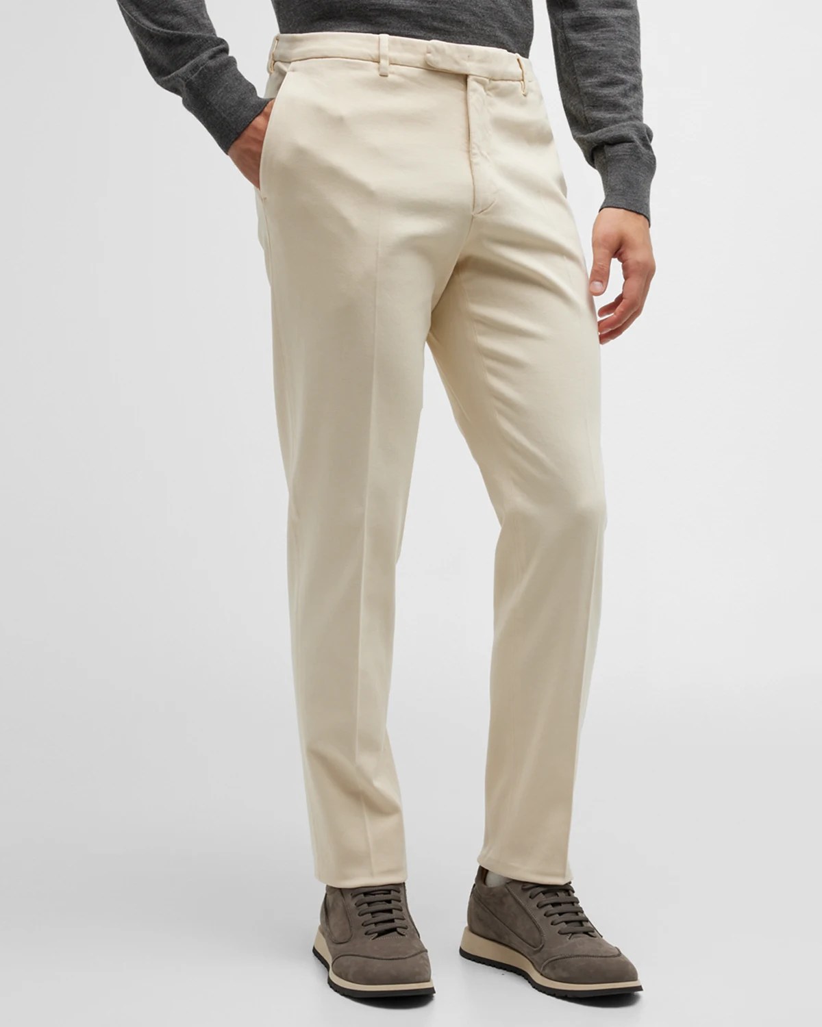 Peter Millar Men's Pilot Flat Front Trousers Neiman Marcus