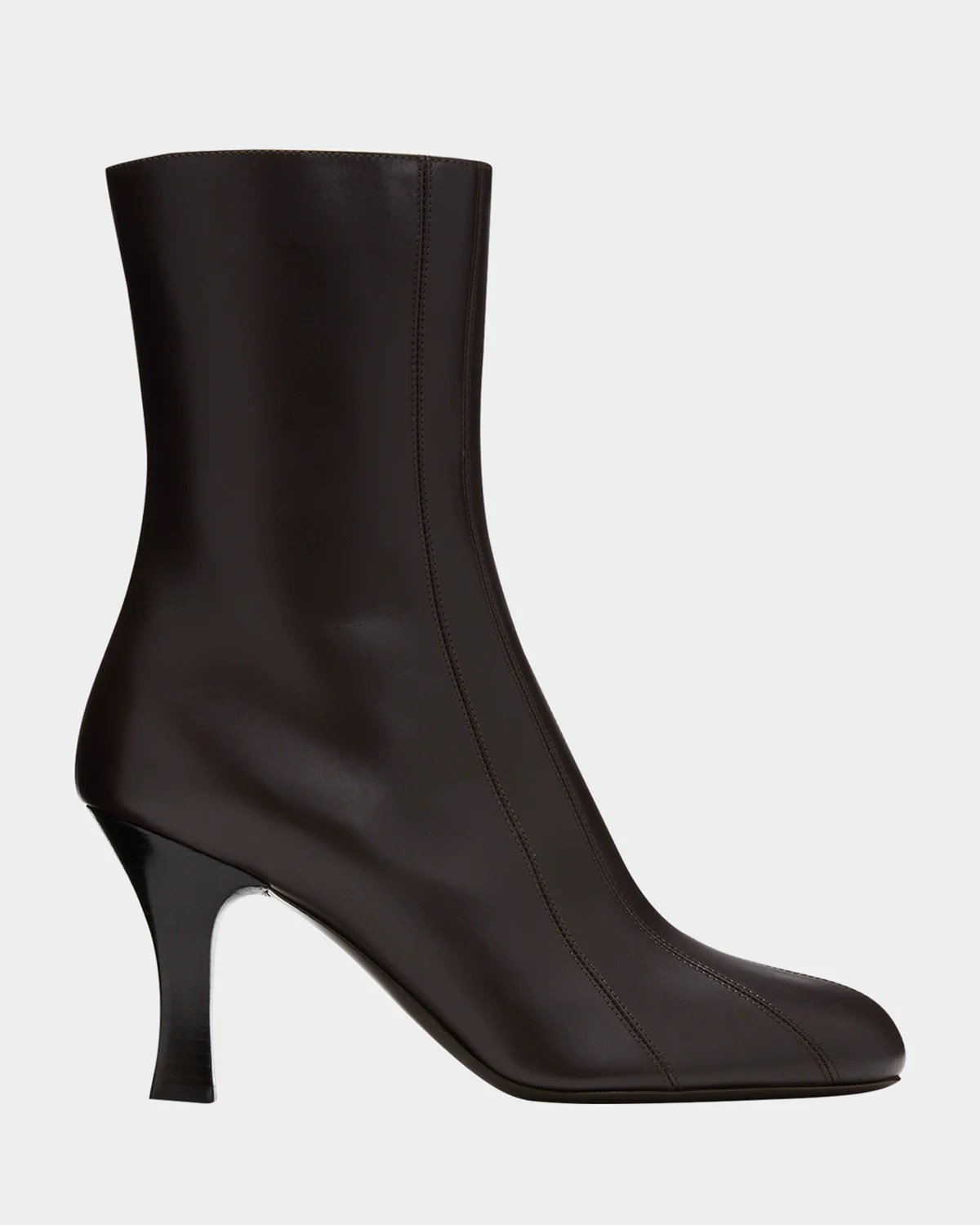 THE ROW Romy Leather Stiletto Ankle Booties Neiman Marcus