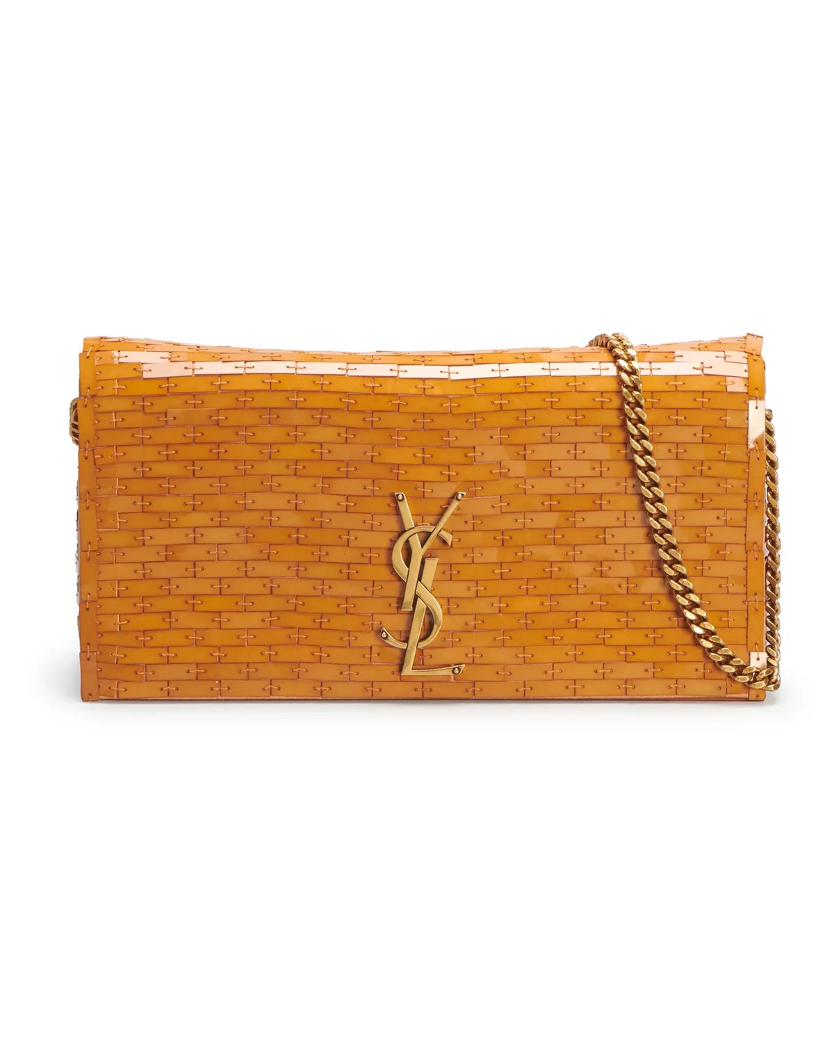 Saint Laurent Kate 99 YSL Raffia Tassel Shoulder Bag Neiman Marcus