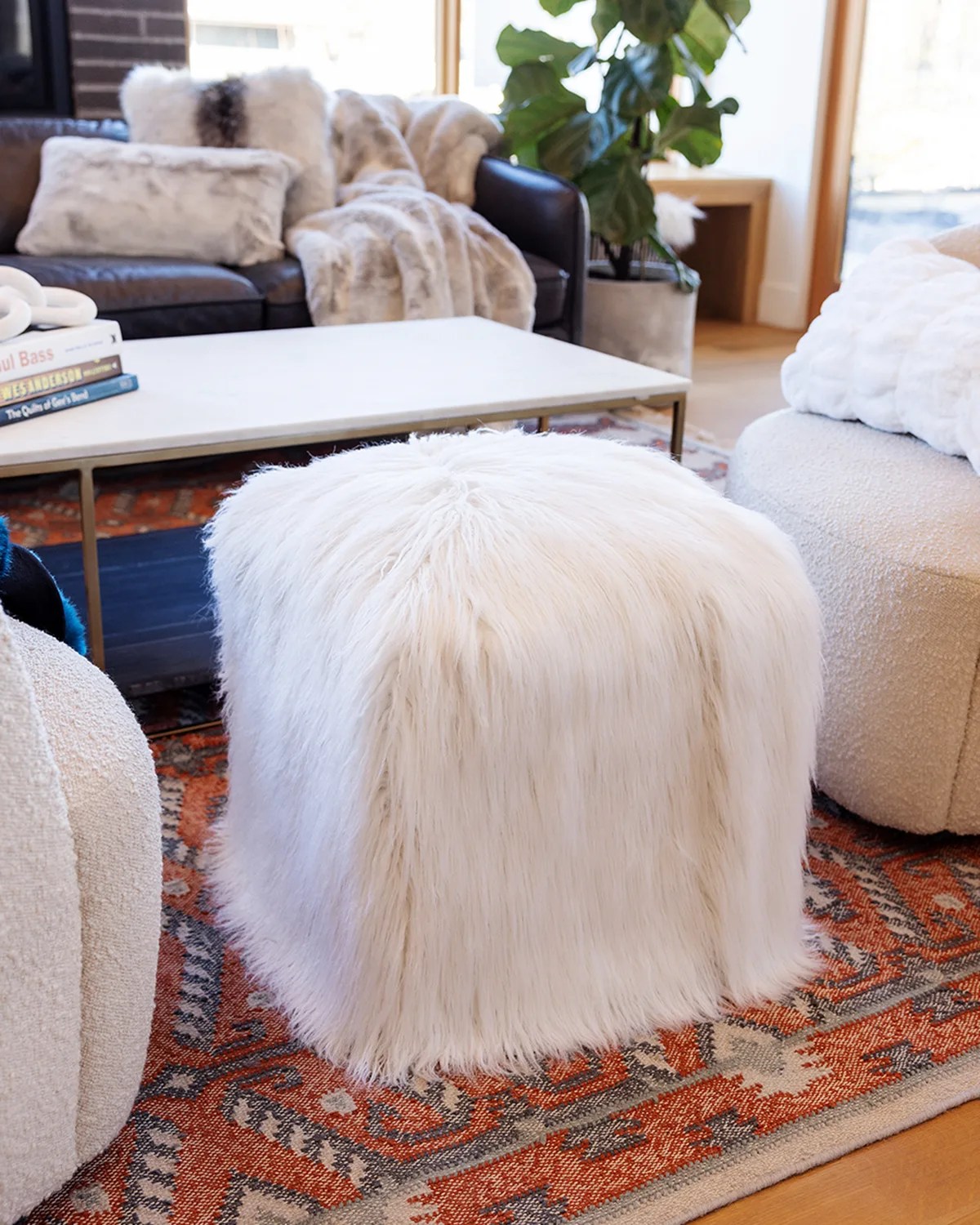 Fabulous Furs FauxFur Removable Golf Cart Seat Cover Neiman Marcus