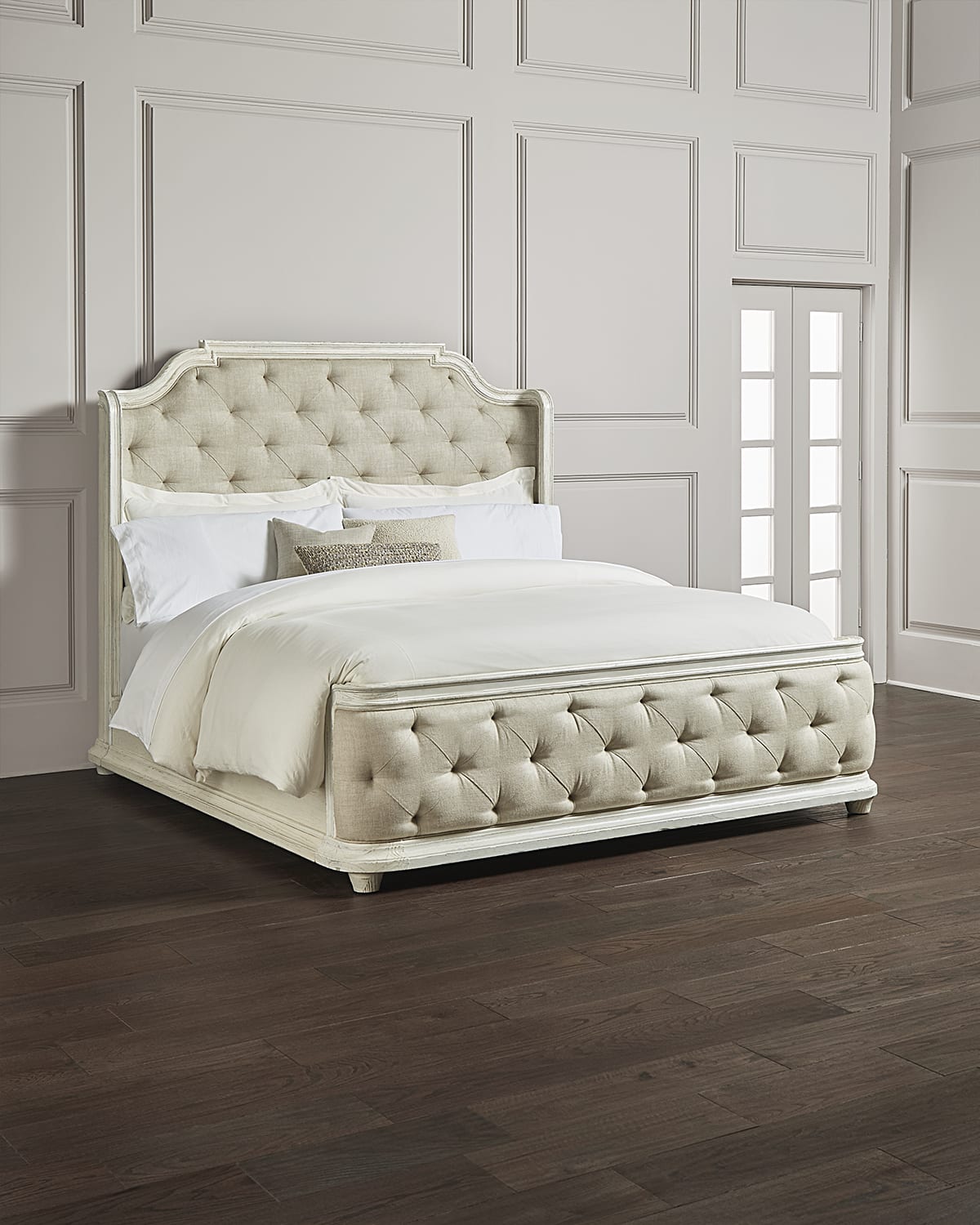 Bernhardt Foundations Tufted California King Bed Neiman Marcus