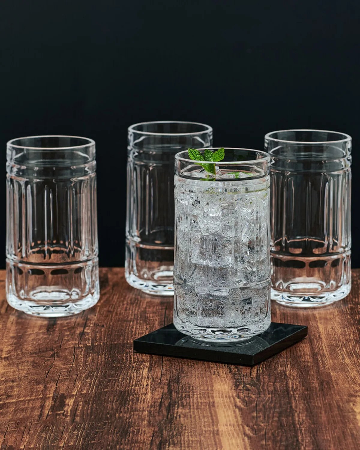 Godinger Lumina Blue Highball Glasses, Set of 4 Neiman Marcus