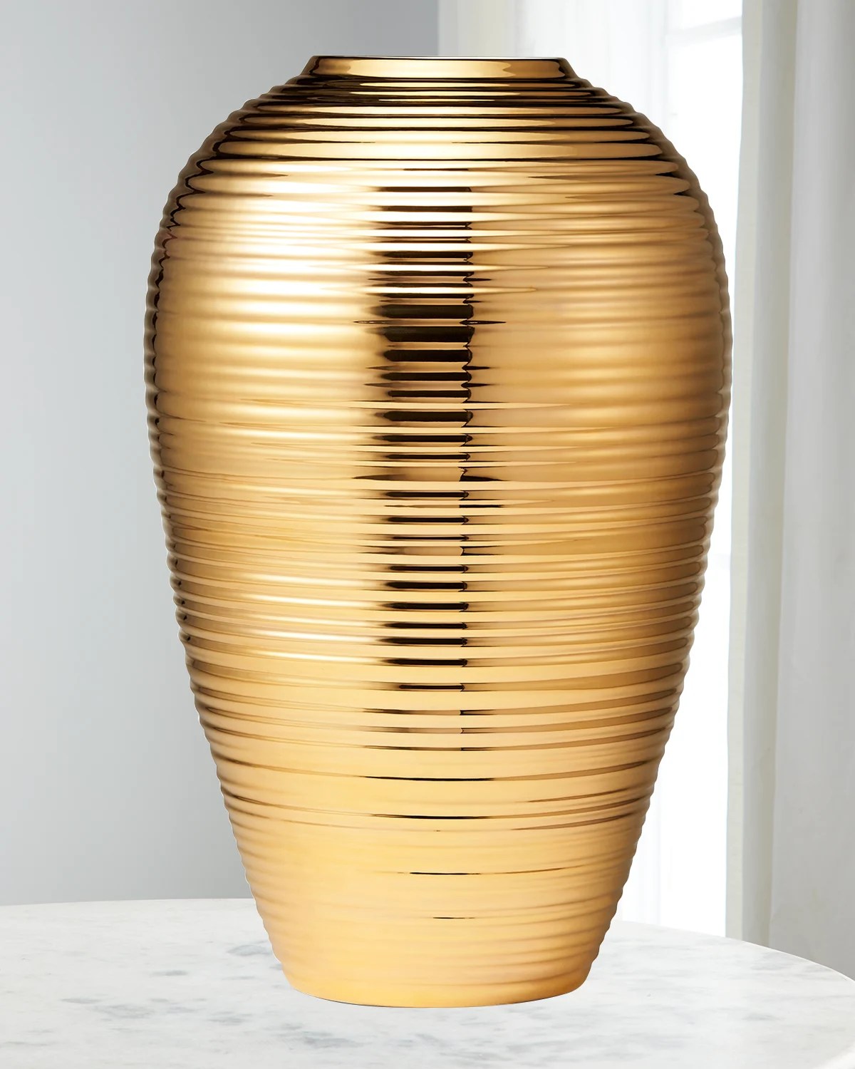 AERIN Calinda Tapered Vase Neiman Marcus