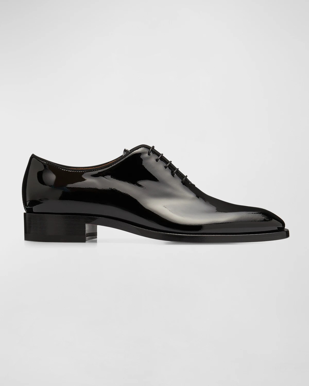 Christian Louboutin Men's Greggo Patent Leather Oxford Shoes Neiman