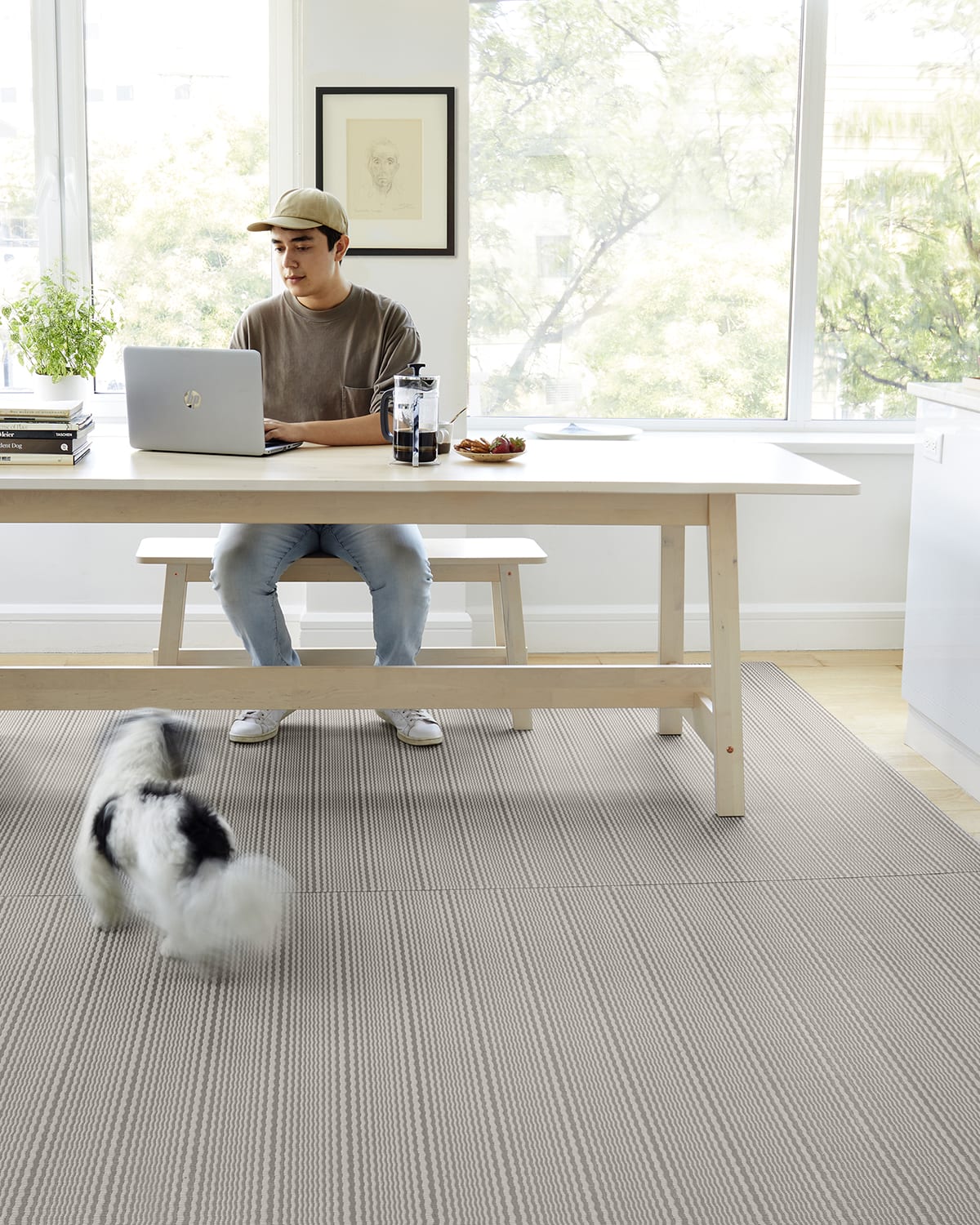 Chilewich Boucle Floor Mat, 2' x 6' Neiman Marcus