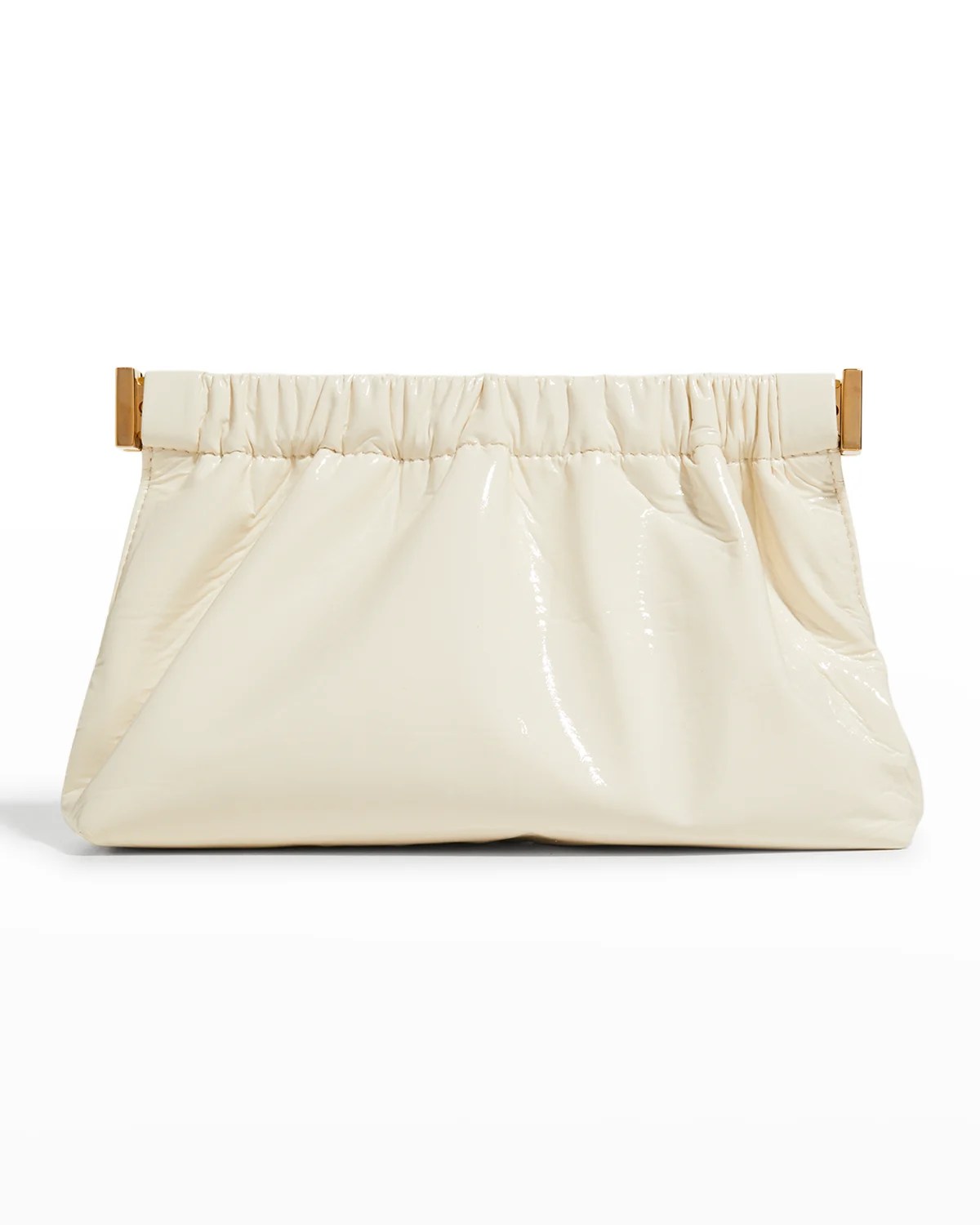 Nanushka The Bar Vegan Leather Clutch Bag Neiman Marcus