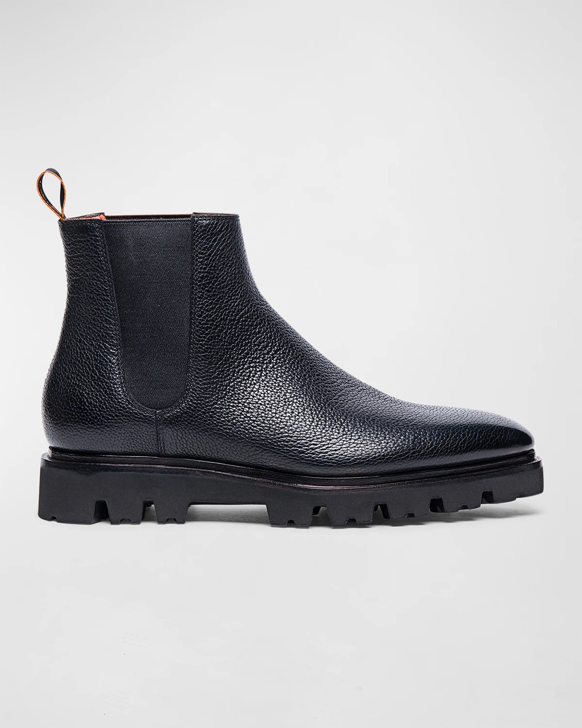 Belstaff Men's Longton Leather Chelsea Boots Neiman Marcus