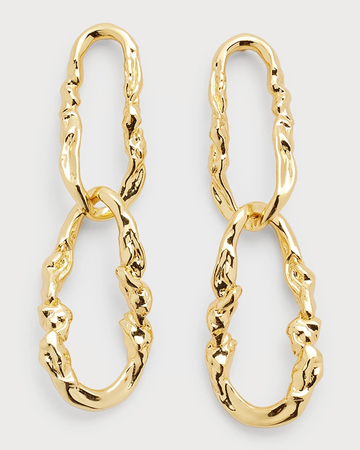 Alexis Bittar Crumpled Gold Small Post Earrings Neiman Marcus