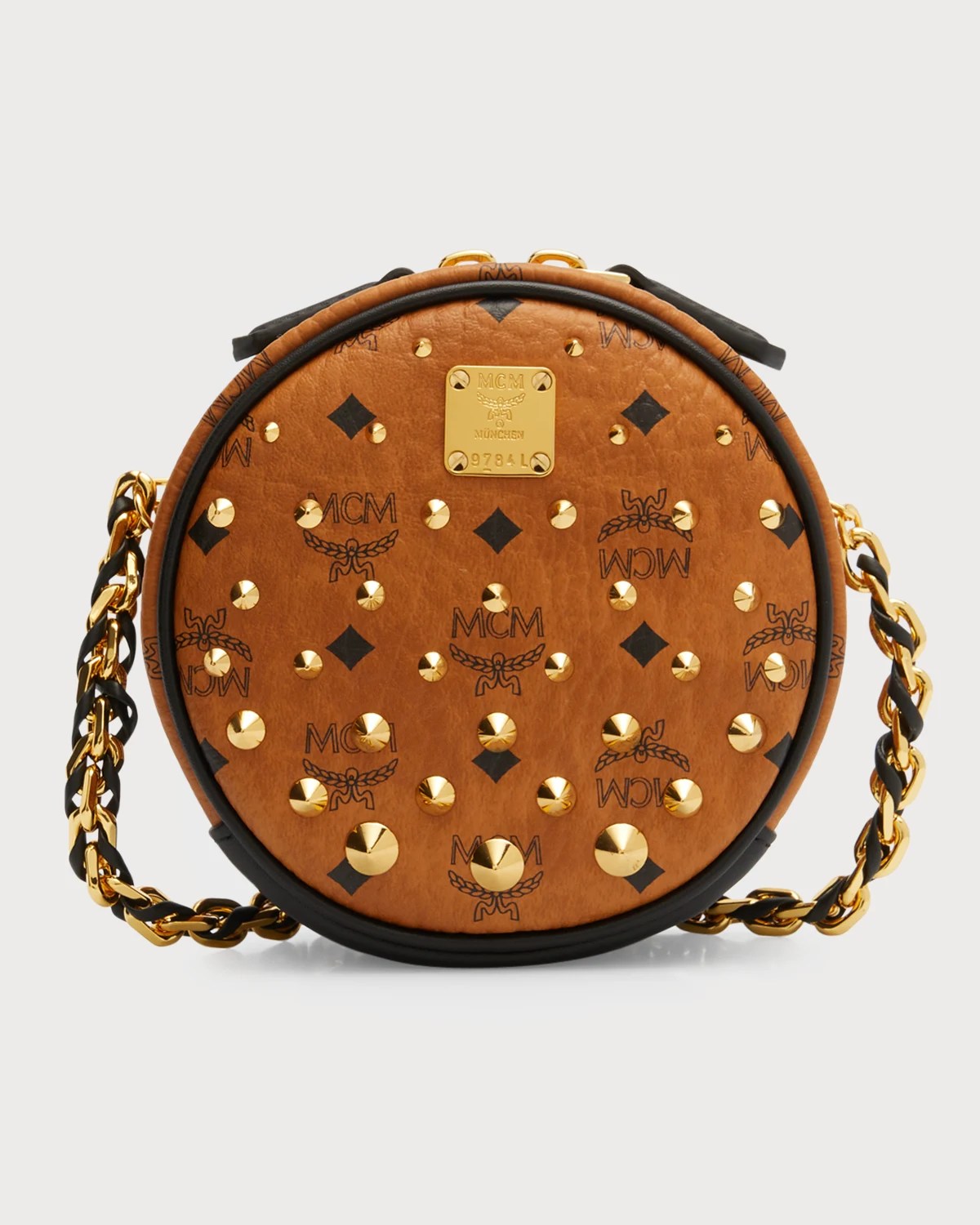 MCM Gretl Mini Visetos Monogram Crossbody Bag Neiman Marcus