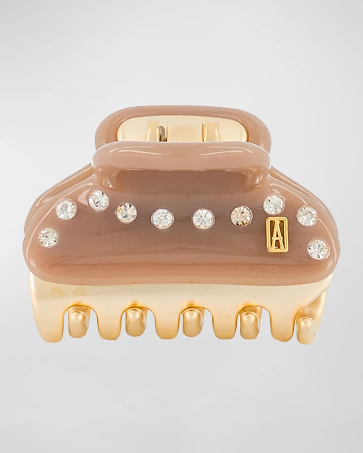 Alexandre de Paris Swarovski Pearl Acetate Jaw Hair Clip Medium