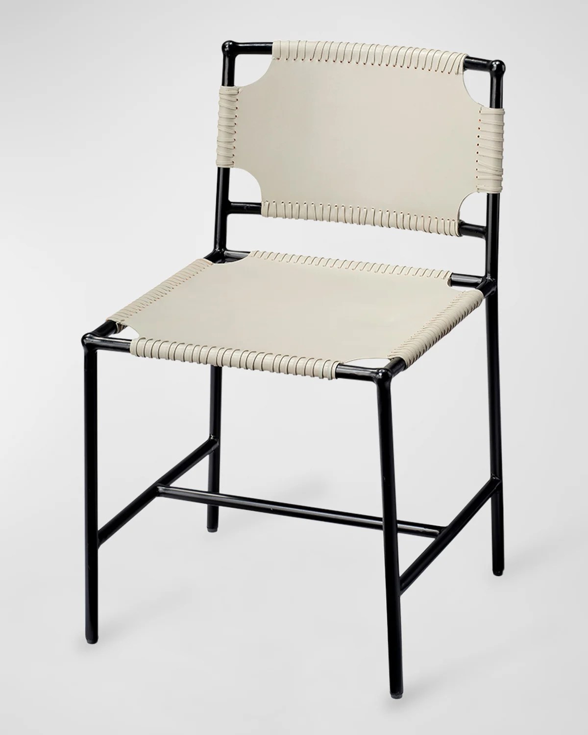 Four Hands Amare Leather Dining Side Chair Neiman Marcus
