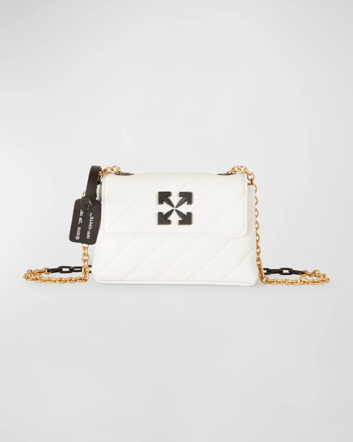 OffWhite Jackhammer 17 Arrow Chain Shoulder Bag Neiman Marcus