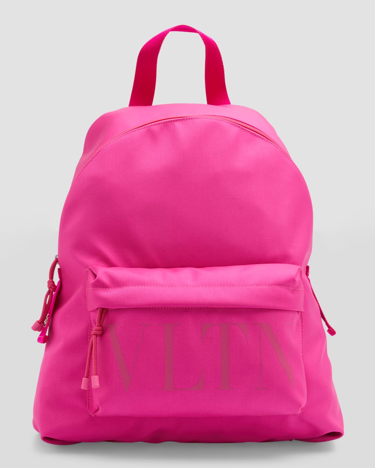 Versace Men's Allover Logo Canvas Backpack Neiman Marcus