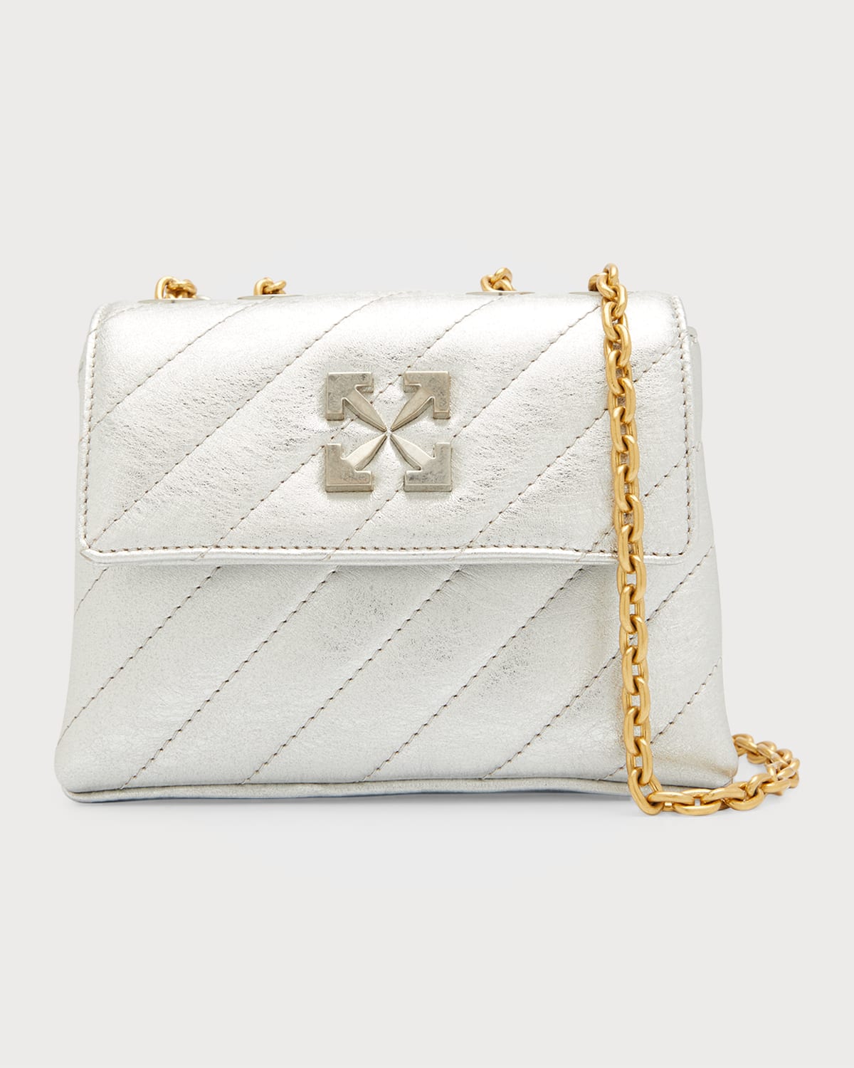 OffWhite Jackhammer 17 Arrow Chain Shoulder Bag Neiman Marcus