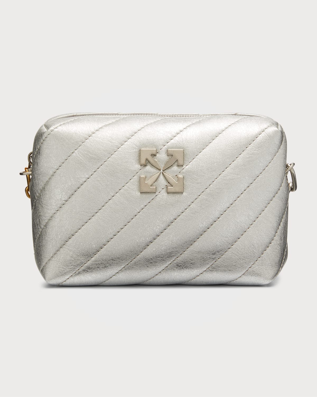 OffWhite Jackhammer Arrow Quilted Camera Crossbody Bag Neiman Marcus