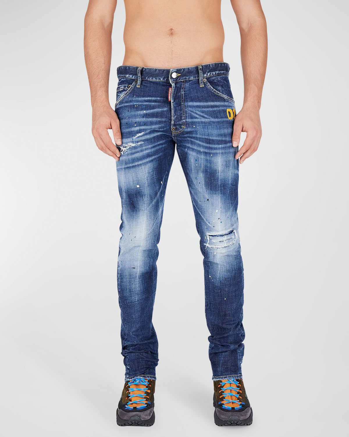 Dsquared2 Men's Cool Guy Bleached Jeans Neiman Marcus