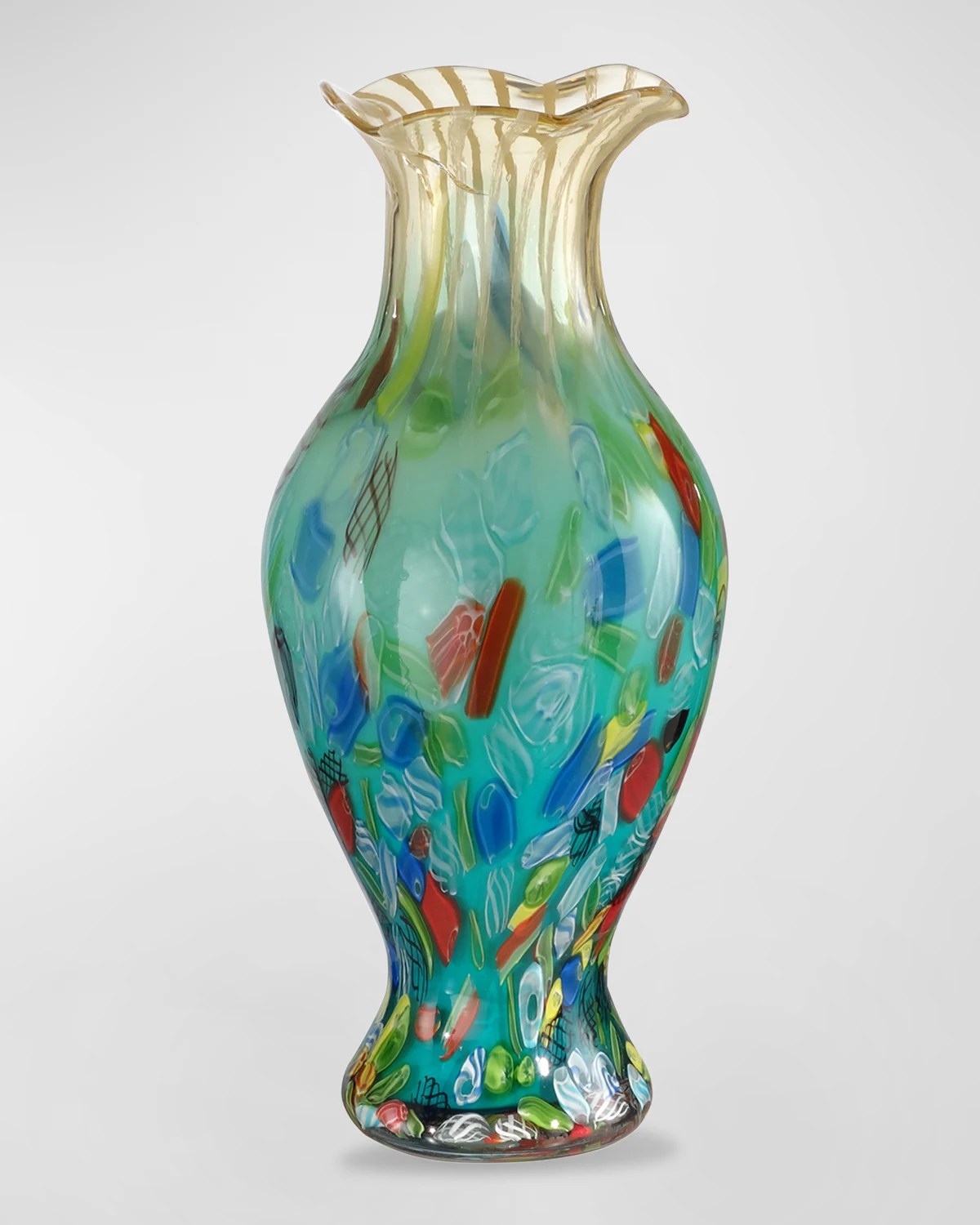 Dale Tiffany Tesoro Art Glass Vase Neiman Marcus