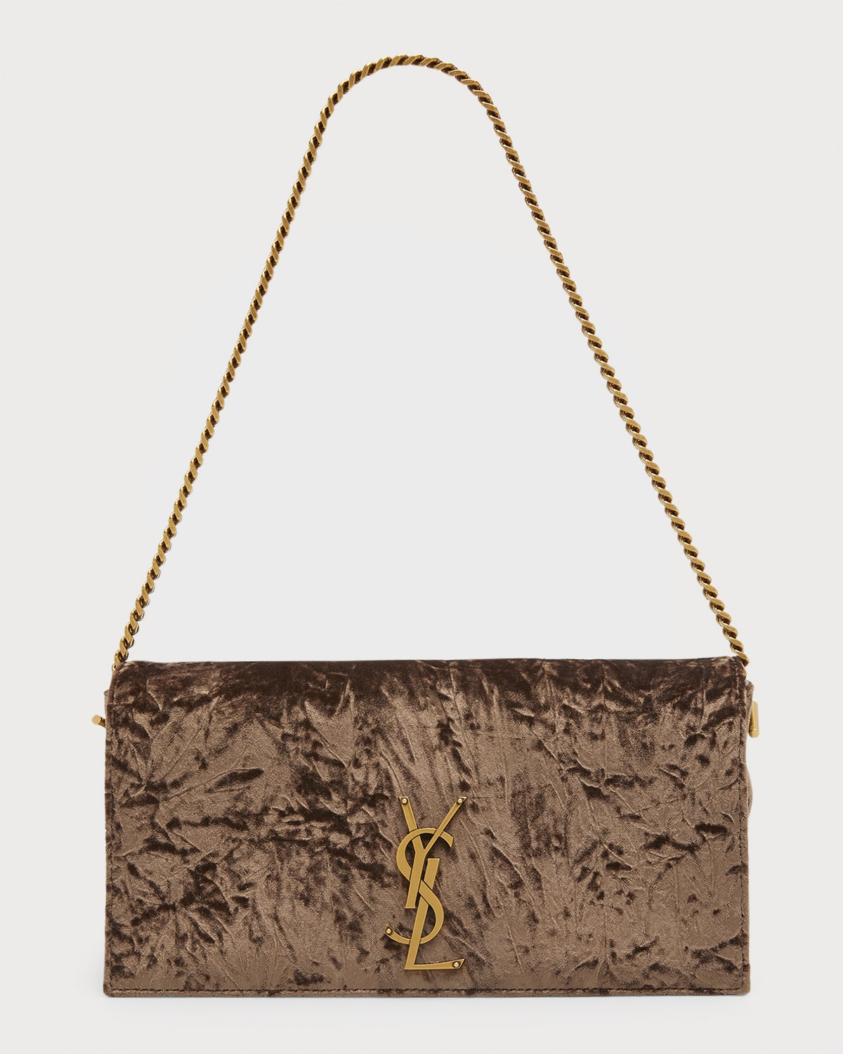 Saint Laurent Kate 99 YSL Raffia Tassel Shoulder Bag Neiman Marcus