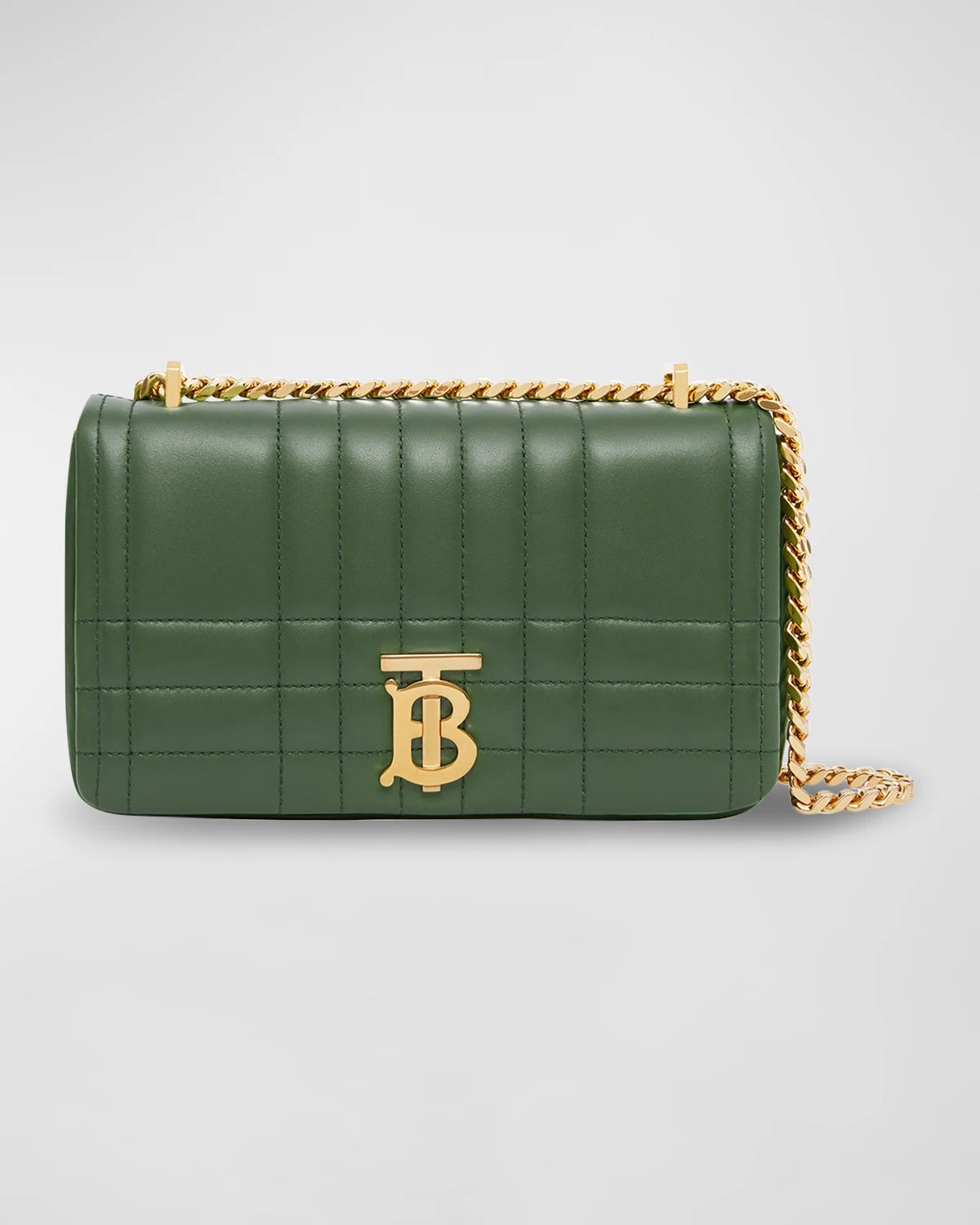 Burberry Lola Small Check Quilted Zip Crossbody Bag Neiman Marcus