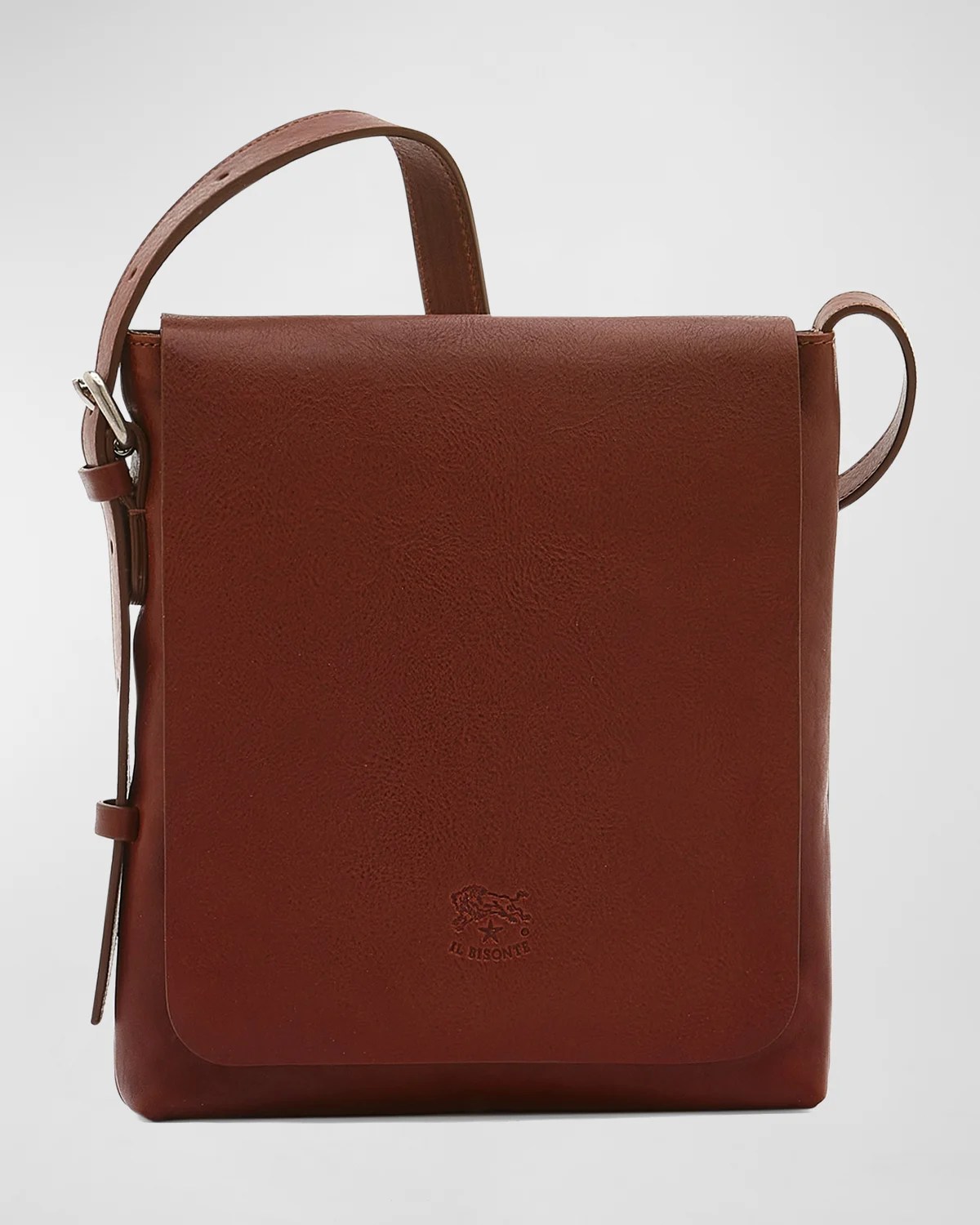 Il Bisonte Men's Meleto Leather Crossbody Bag Neiman Marcus