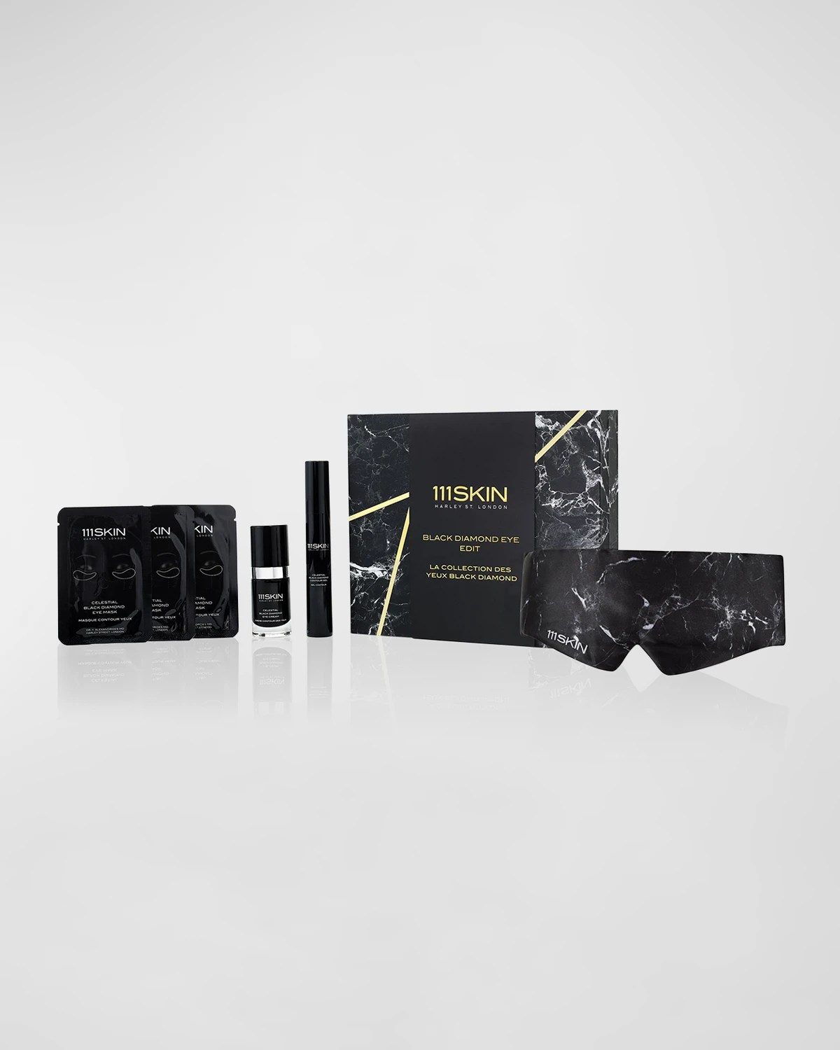111SKIN Celestial Black Diamond Eye Mask Box, 8 Count Neiman Marcus