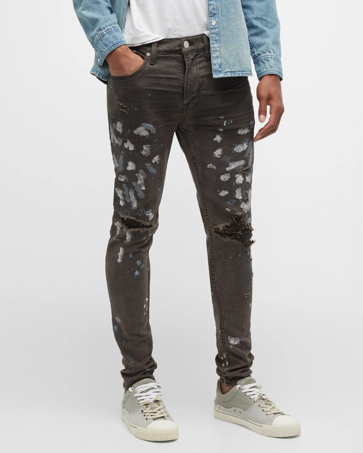 Hudson Men's Zack Skinny Jeans Neiman Marcus