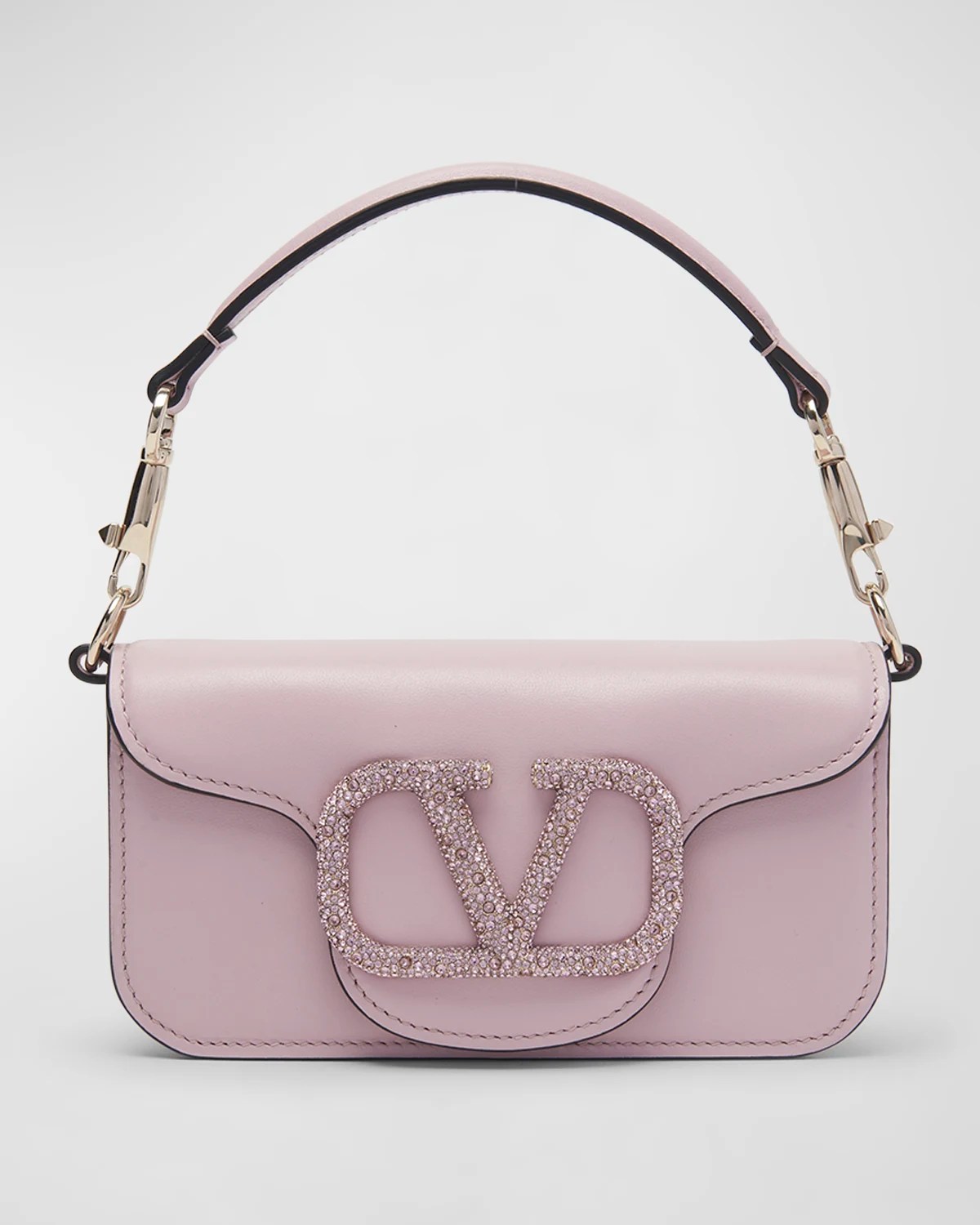 Valentino Garavani Loco VLOGO Small Calfskin Shoulder Bag Neiman Marcus