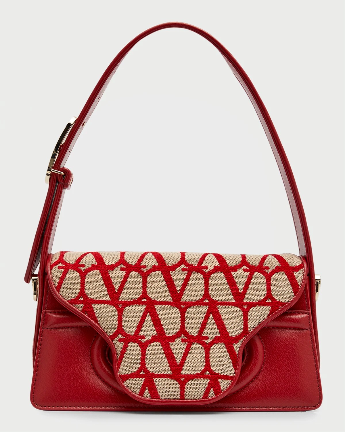 Valentino Garavani Loco Small VLOGO Calfskin Shoulder Bag Neiman Marcus