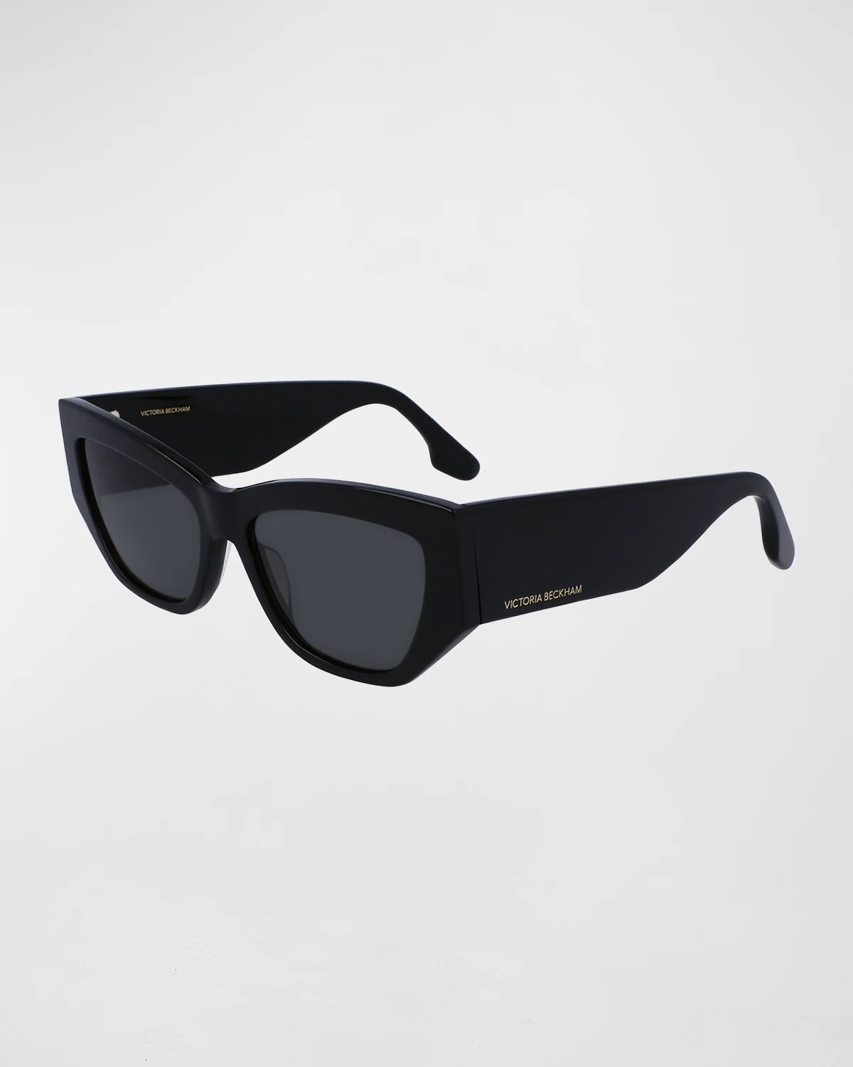 Bottega Raised Logo Acetate CatEye Sunglasses Neiman Marcus