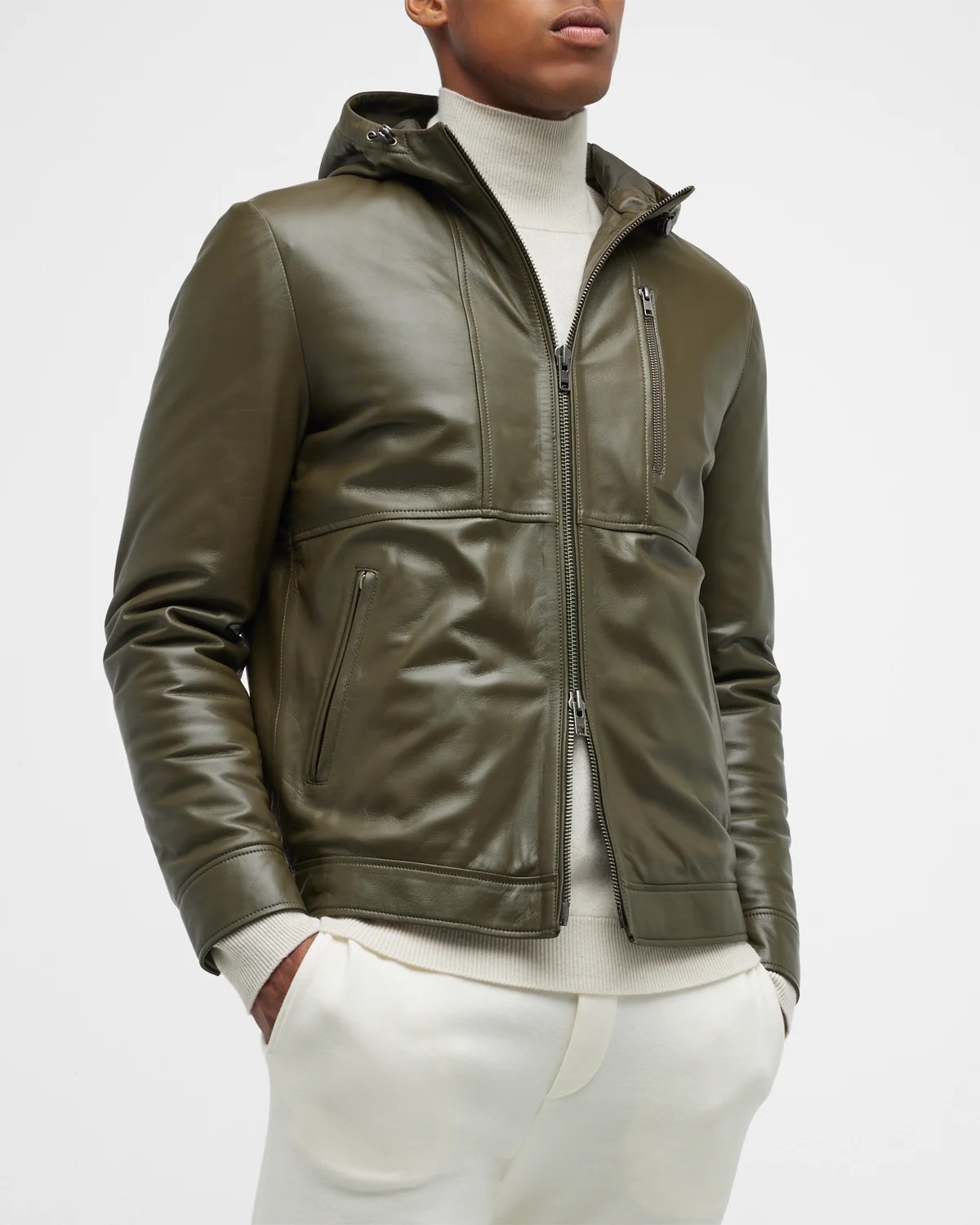 Bugatchi Men's WaterRepellent Bomber Jacket Neiman Marcus