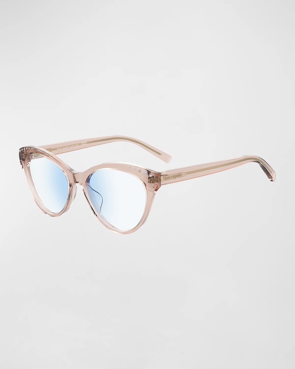 TOM FORD Blue Light Blocking TwoTone Acetate CatEye Glasses Neiman
