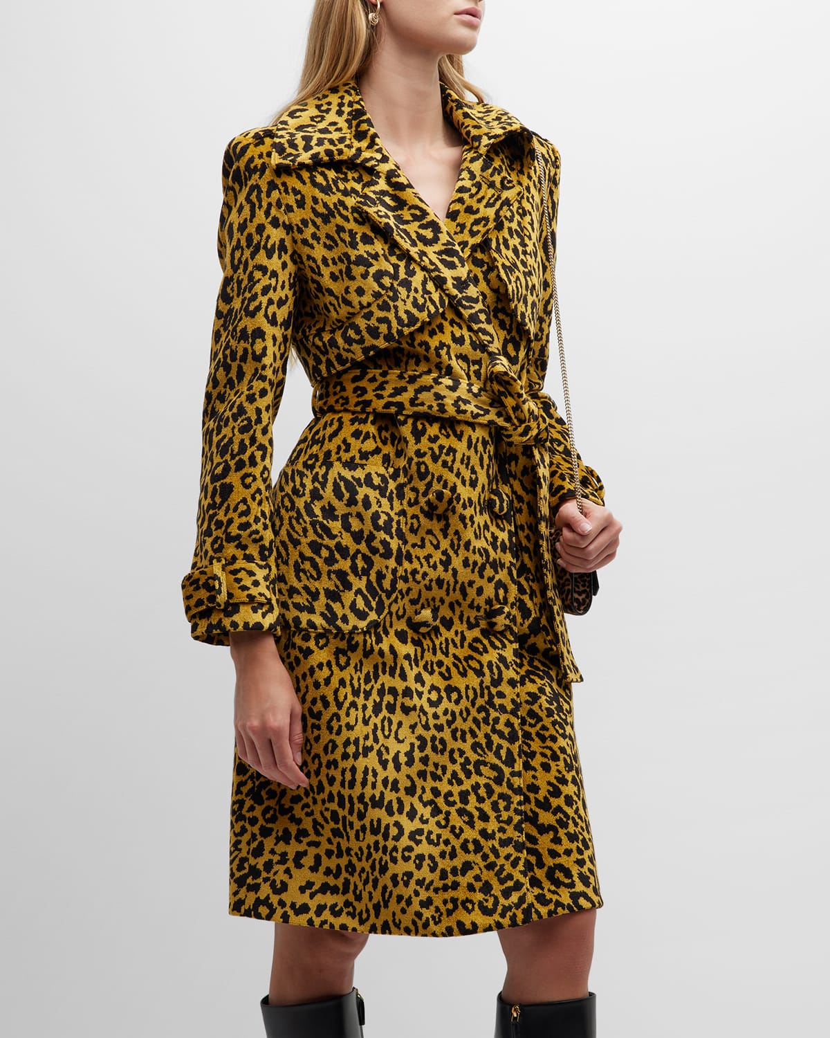 Burberry Waterloo Check Trench Coat Neiman Marcus