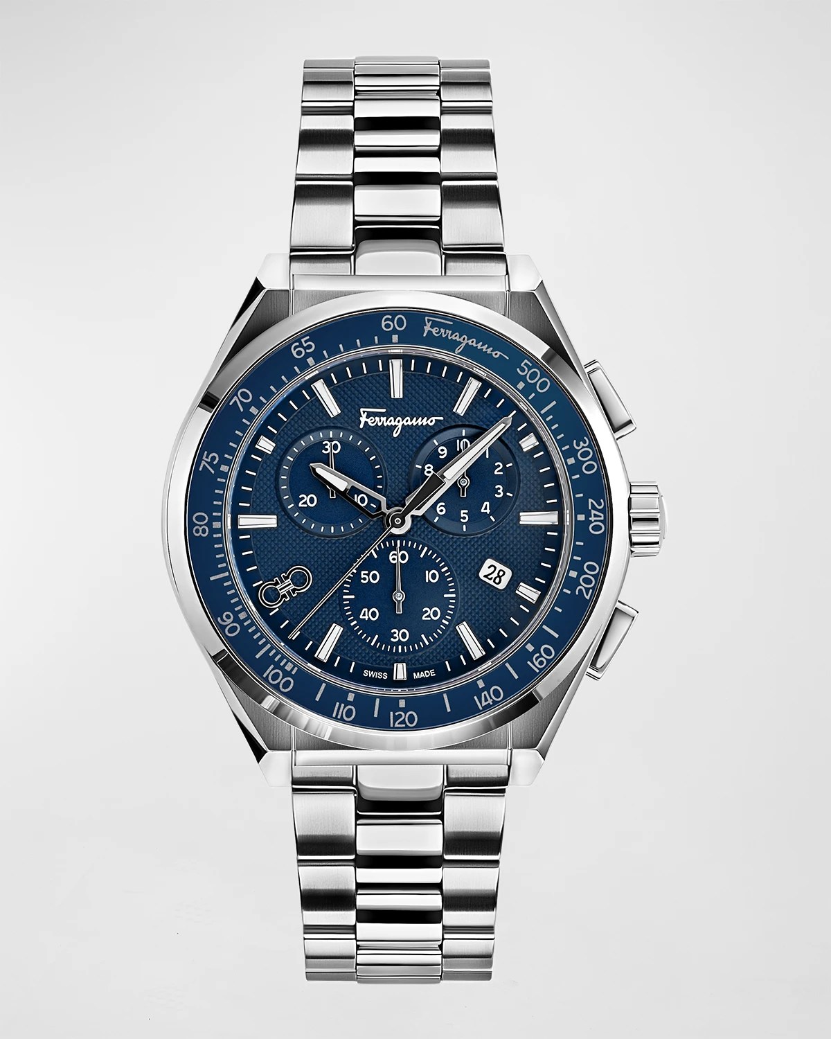 Movado Men's Circa Heritage Series Chronograph Mesh Bracelet Watch