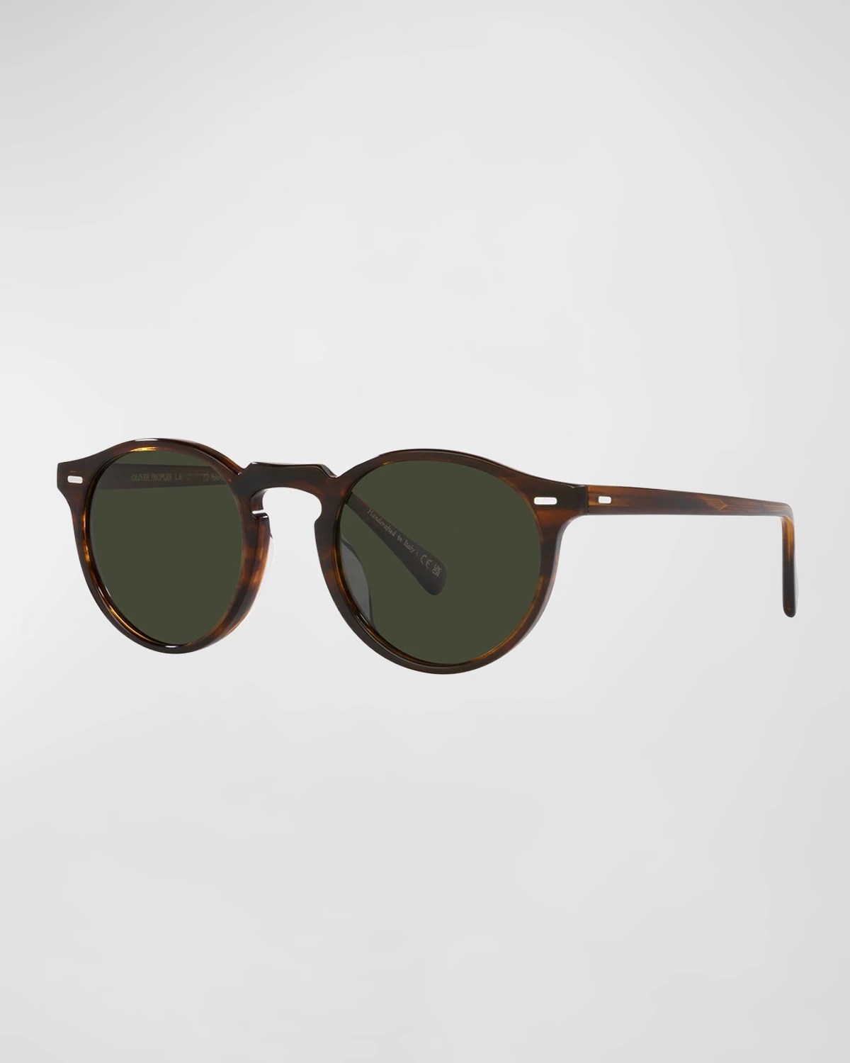 Brunello Cucinelli & Oliver Peoples Men's Jep Sun 49 Keyhole Bridge Round Sunglasses Neiman Marcus