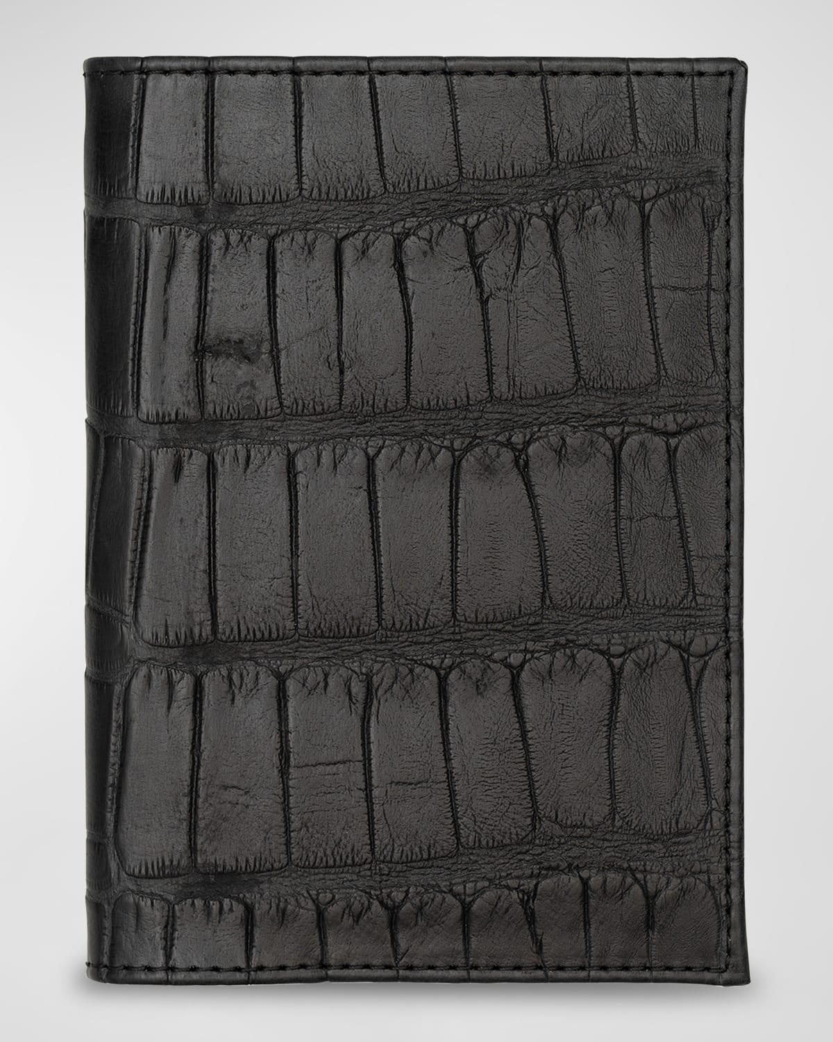 Abas Envelope Polished Matte Alligator Travel Organizer Neiman Marcus