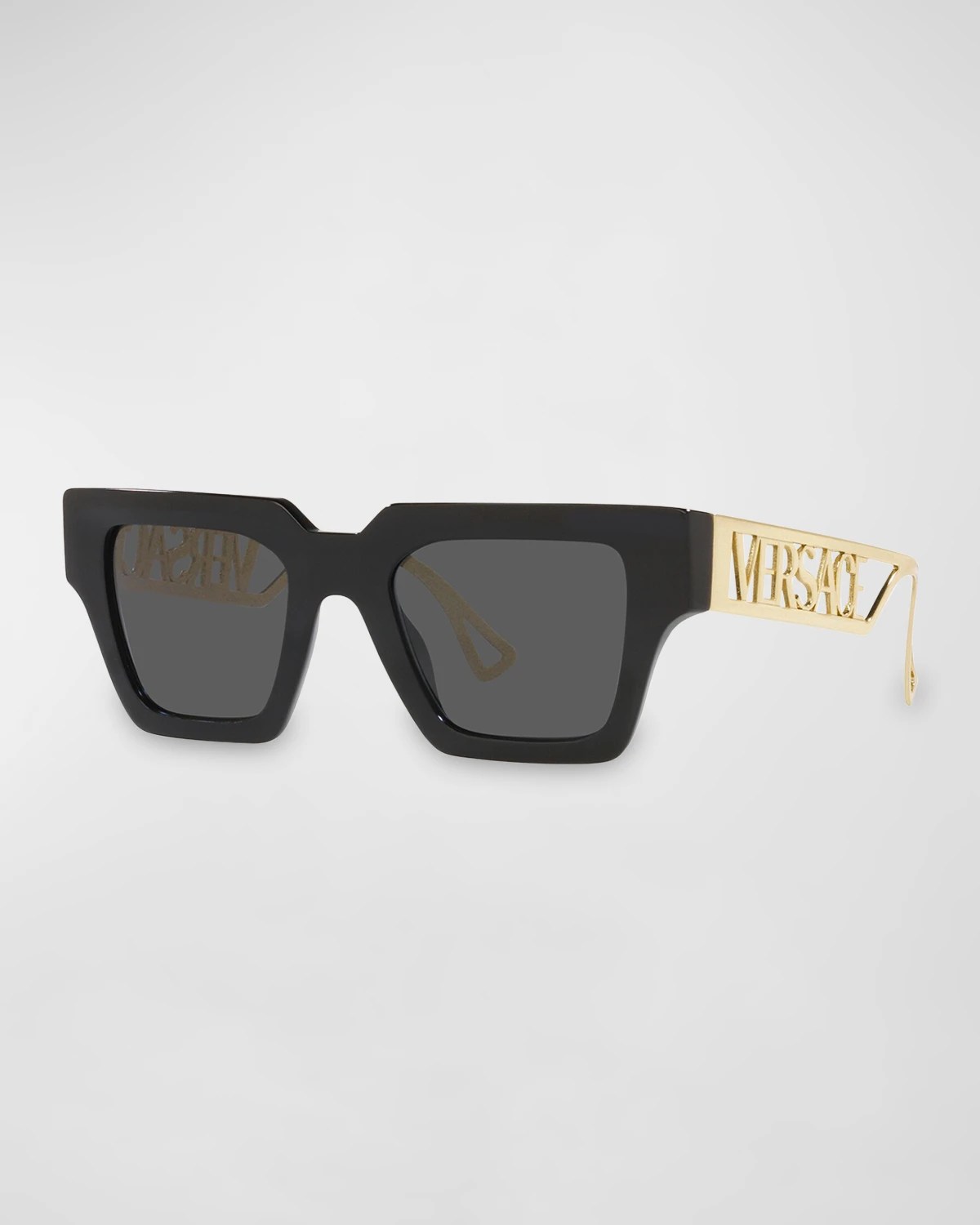 Versace Oversized Square Acetate Sunglasses Neiman Marcus