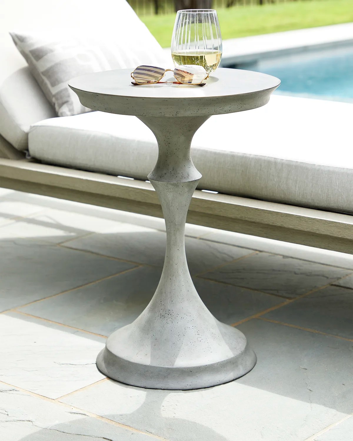 Palecek Foley Indoor & Outdoor Side Table Neiman Marcus