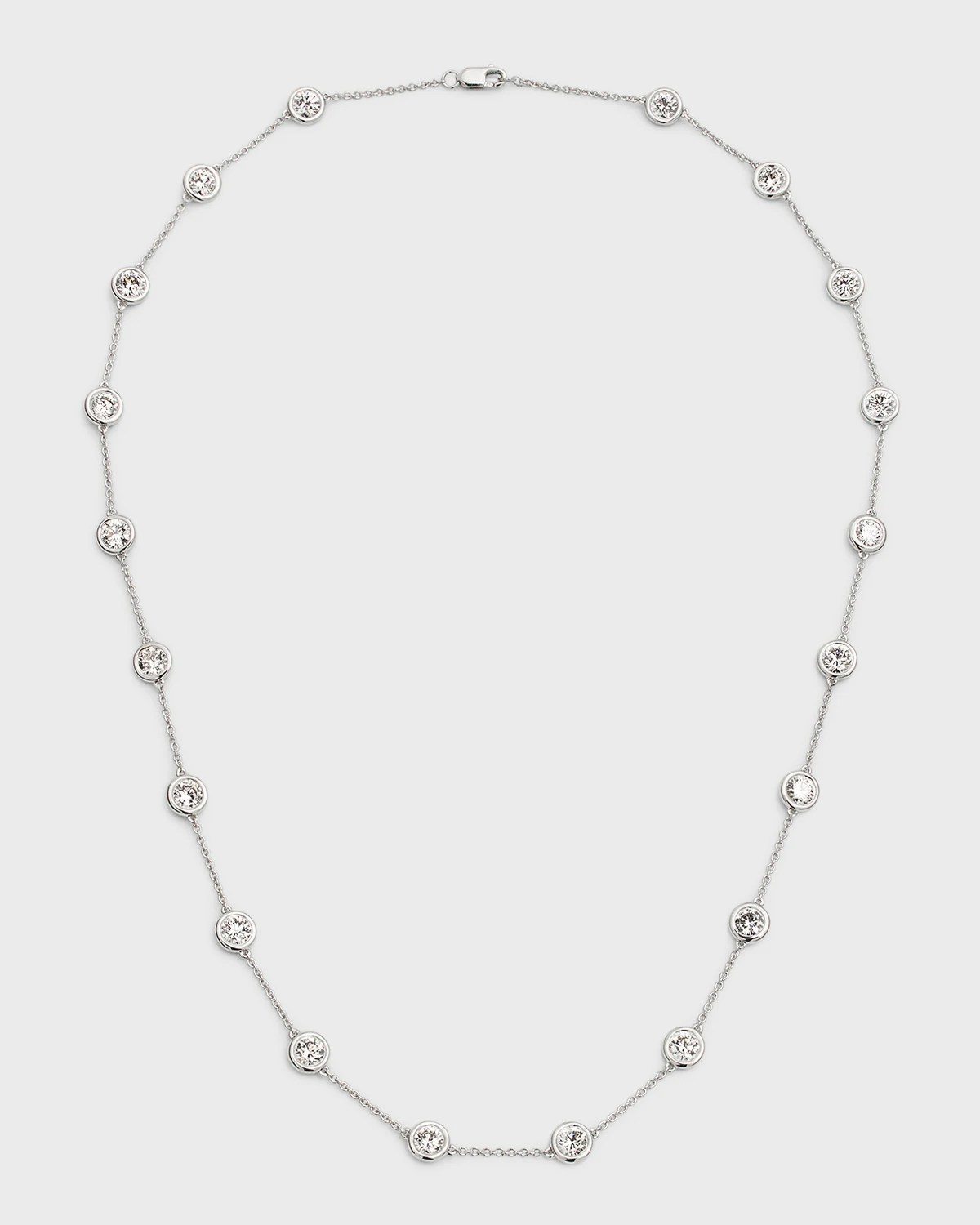 Neiman Marcus Lab Grown Diamonds 18K White Gold Round Lab Grown Diamond