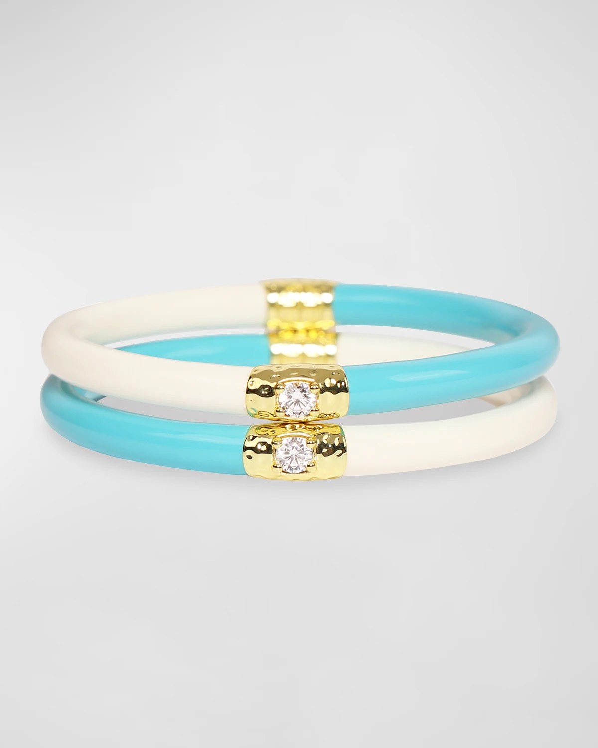BuDhaGirl Three Kings All Weather Bangles, Turquoise Neiman Marcus