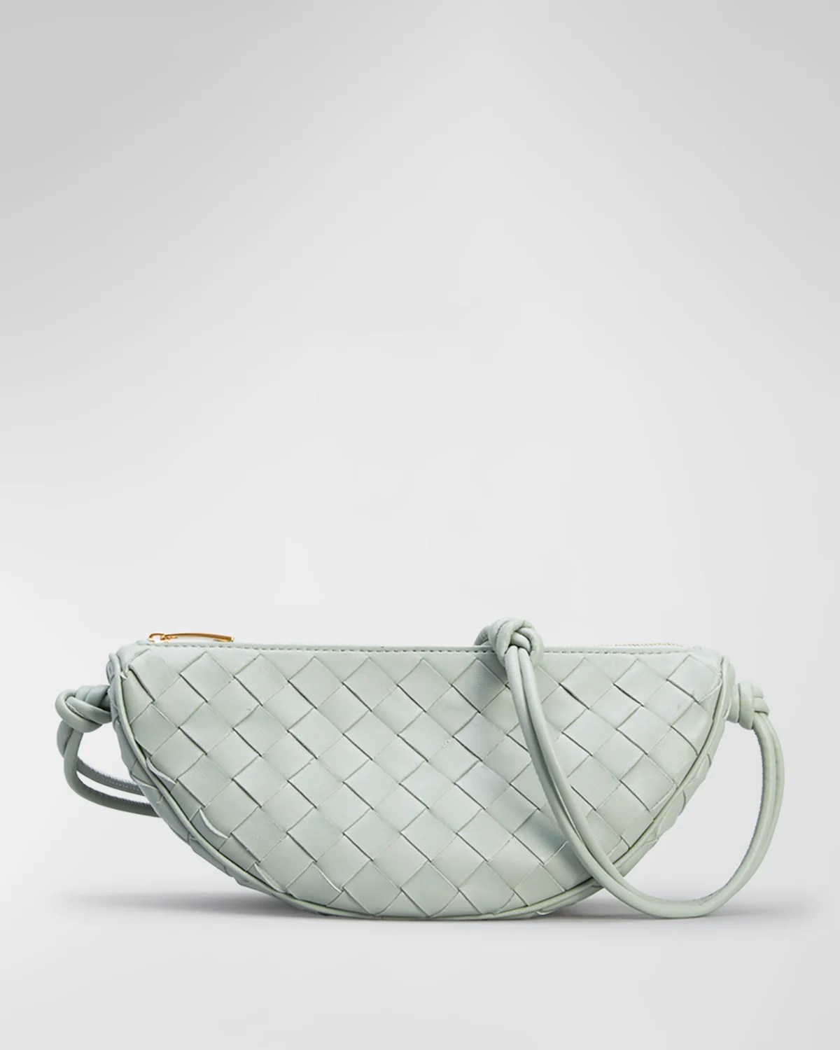 Bottega Knot Intrecciato Lambskin Shoulder Bag Neiman Marcus