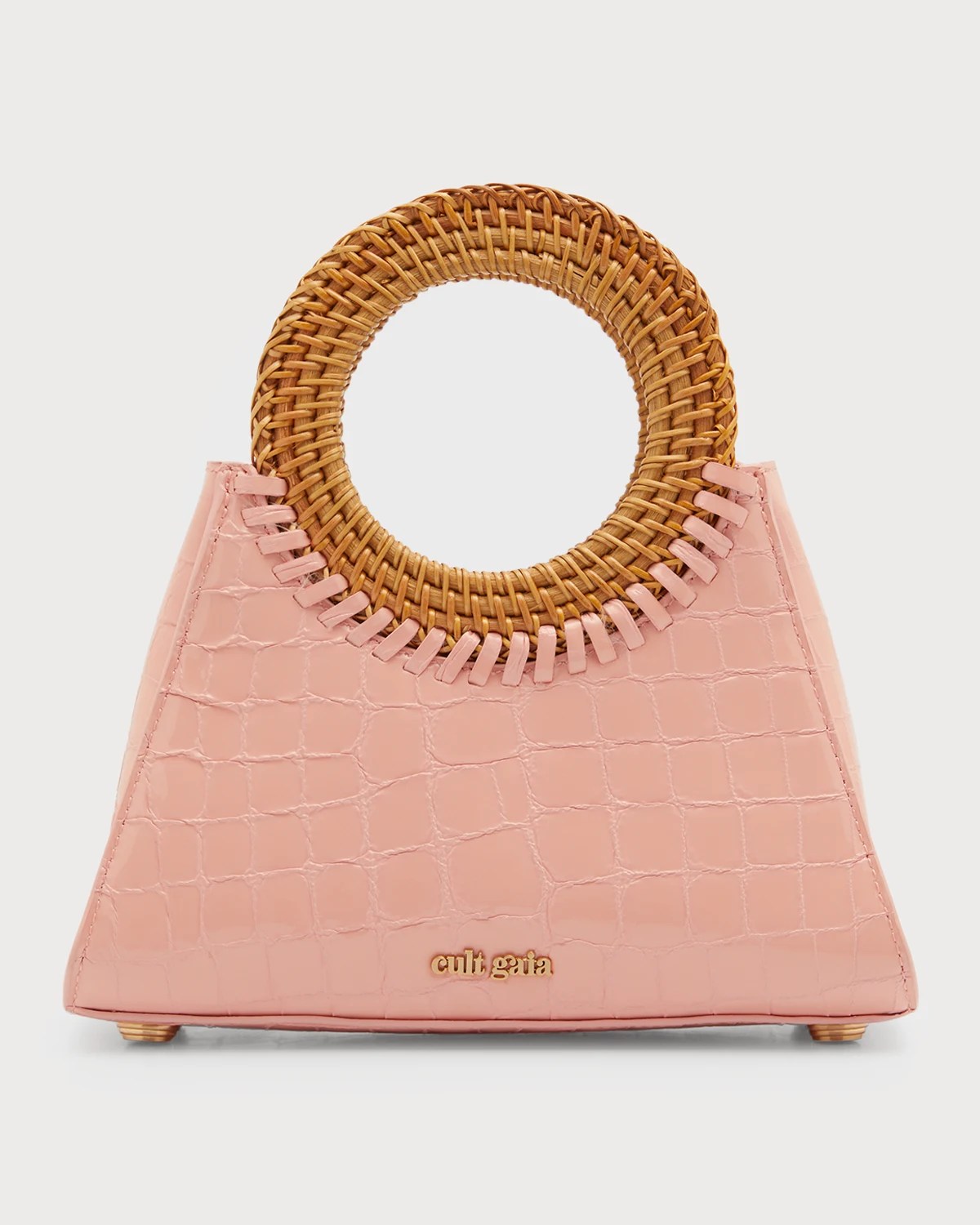 Cult Gaia Ozzy Mini Fringe Metallic TopHandle Bag Neiman Marcus