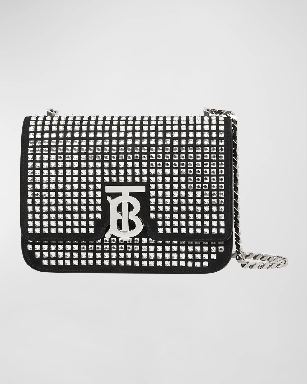 Burberry TB Elongated Grainy Crossbody Bag Neiman Marcus