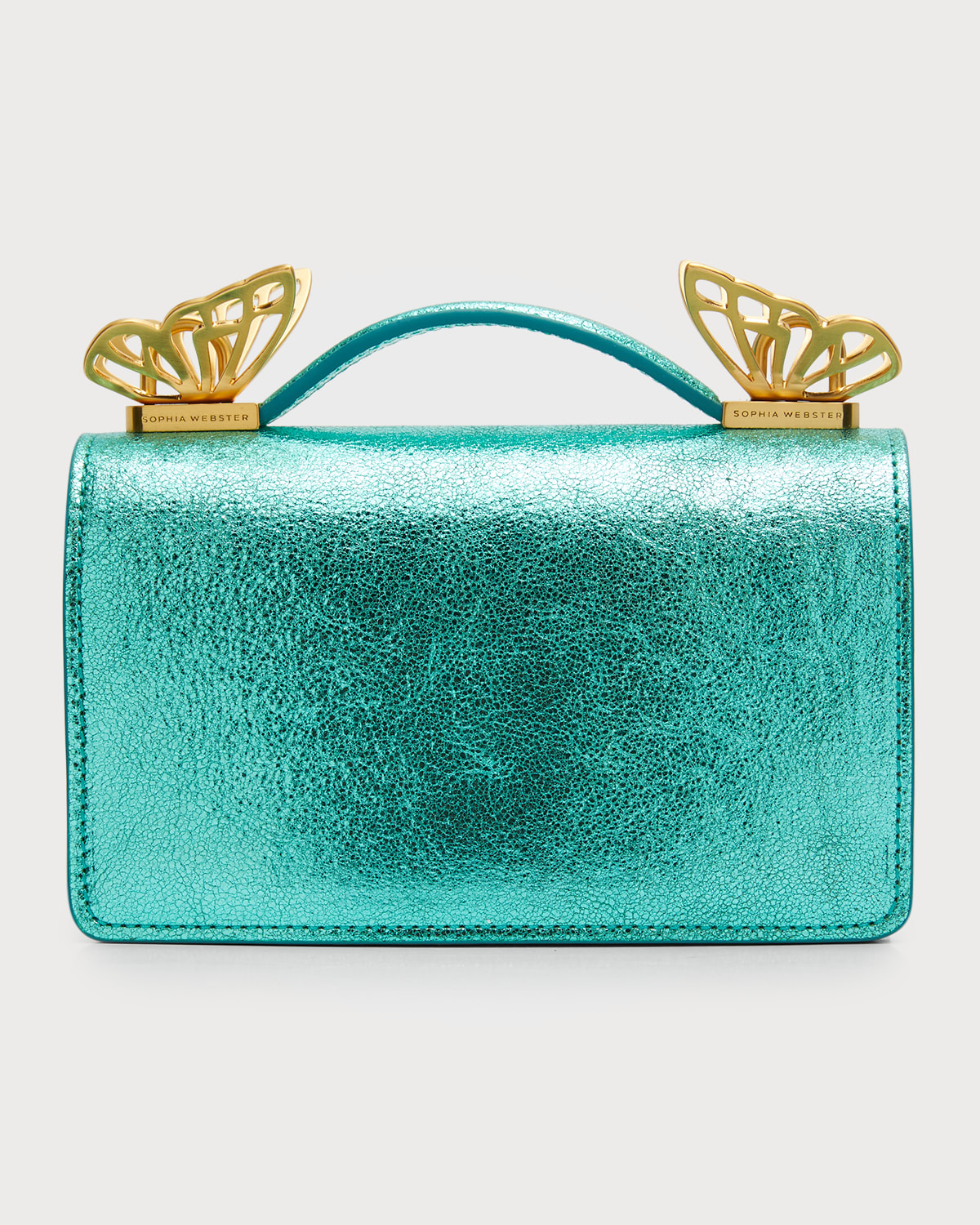 Sophia ster Mariposa Studded Flower Leather Shoulder Bag Neiman Marcus