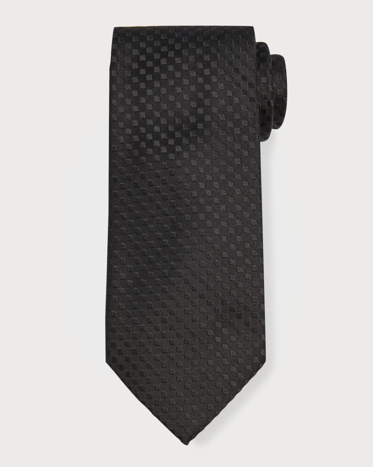 Charvet Men's Medallion Jacquard Silk Tie Neiman Marcus