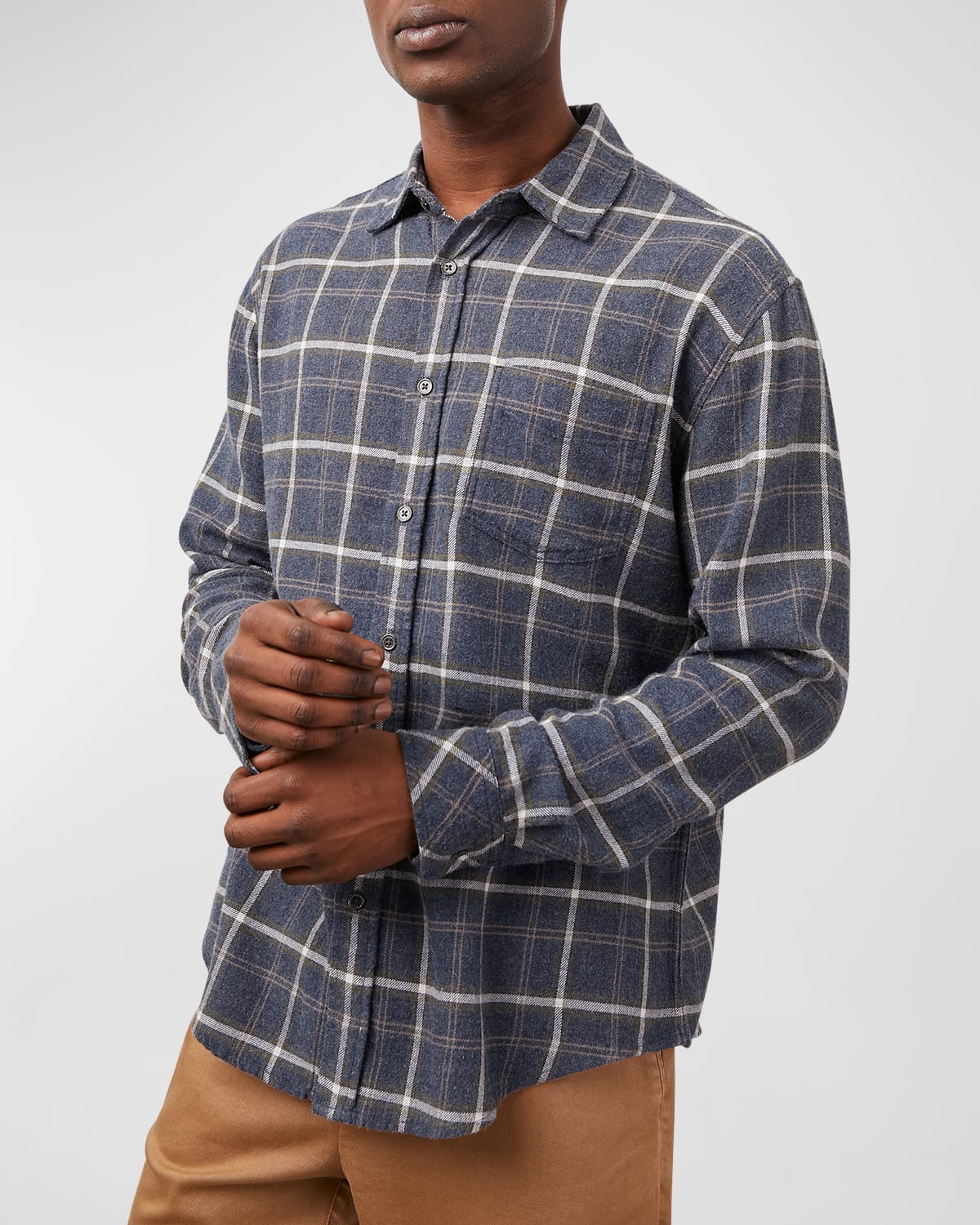 Rails Men's Lennox Plaid Collared Shirt Neiman Marcus