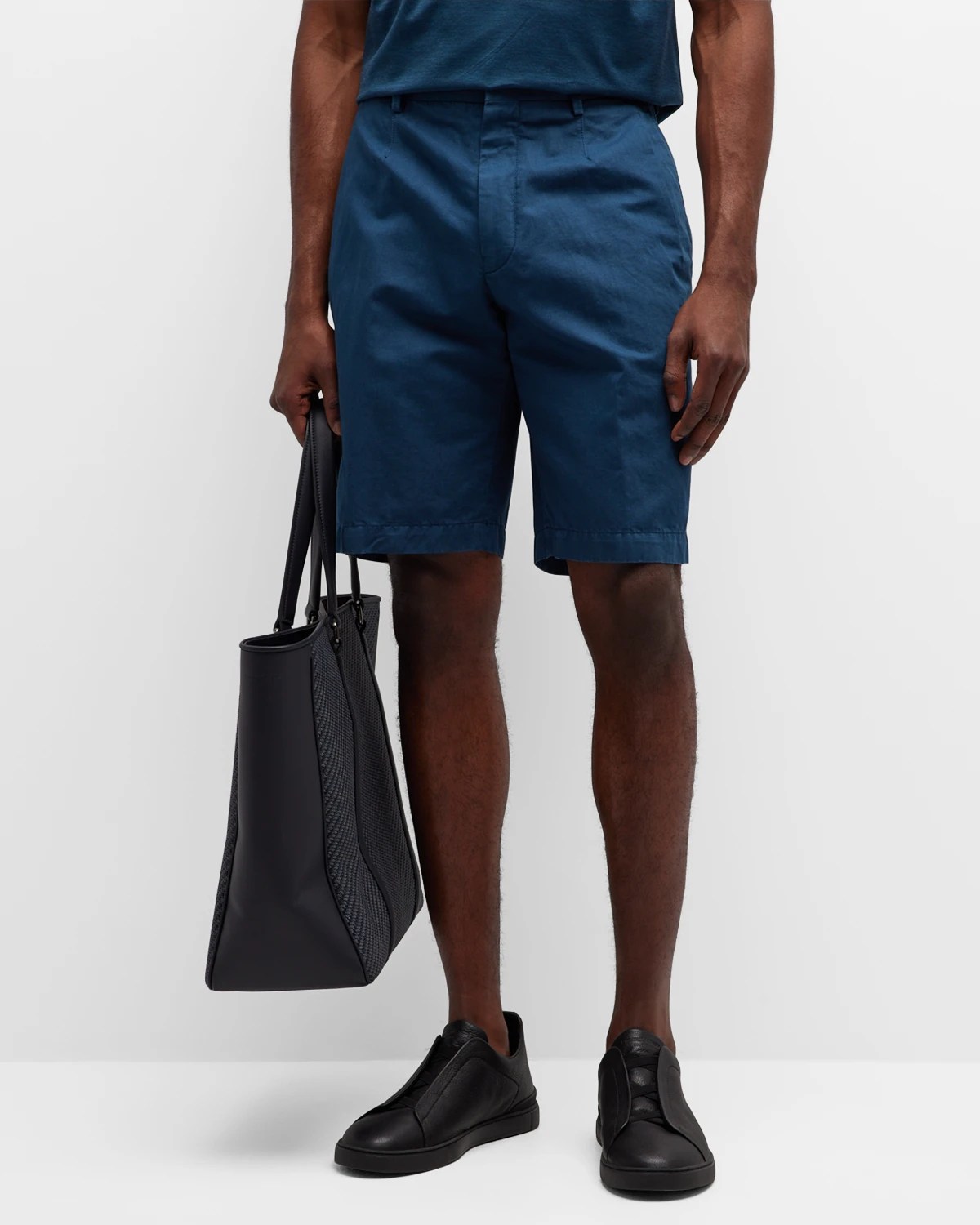 Fisher + Baker Men's Bryant Solid Shorts Neiman Marcus