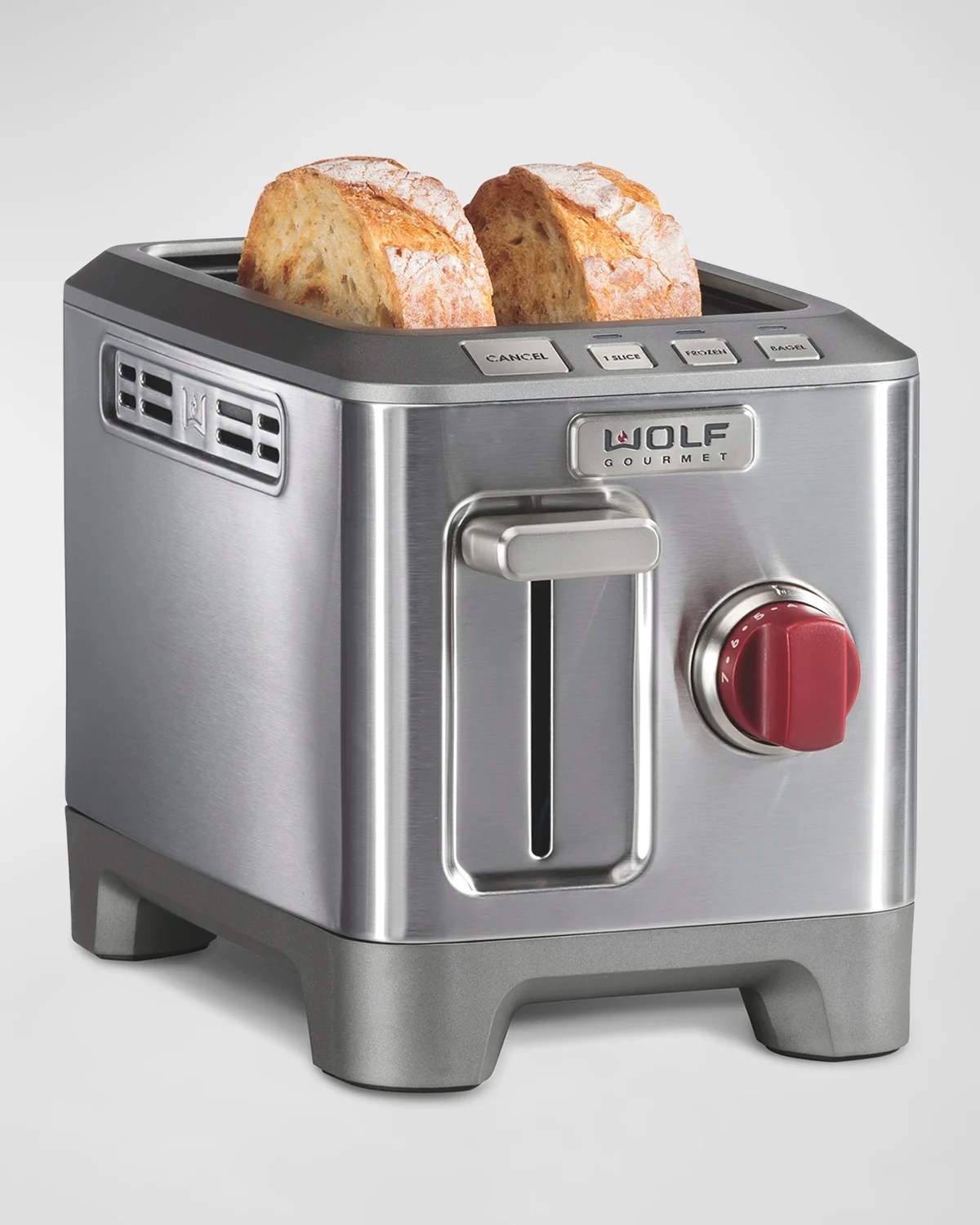 Wolf Gourmet FourSlice Toaster With Red Knob Neiman Marcus
