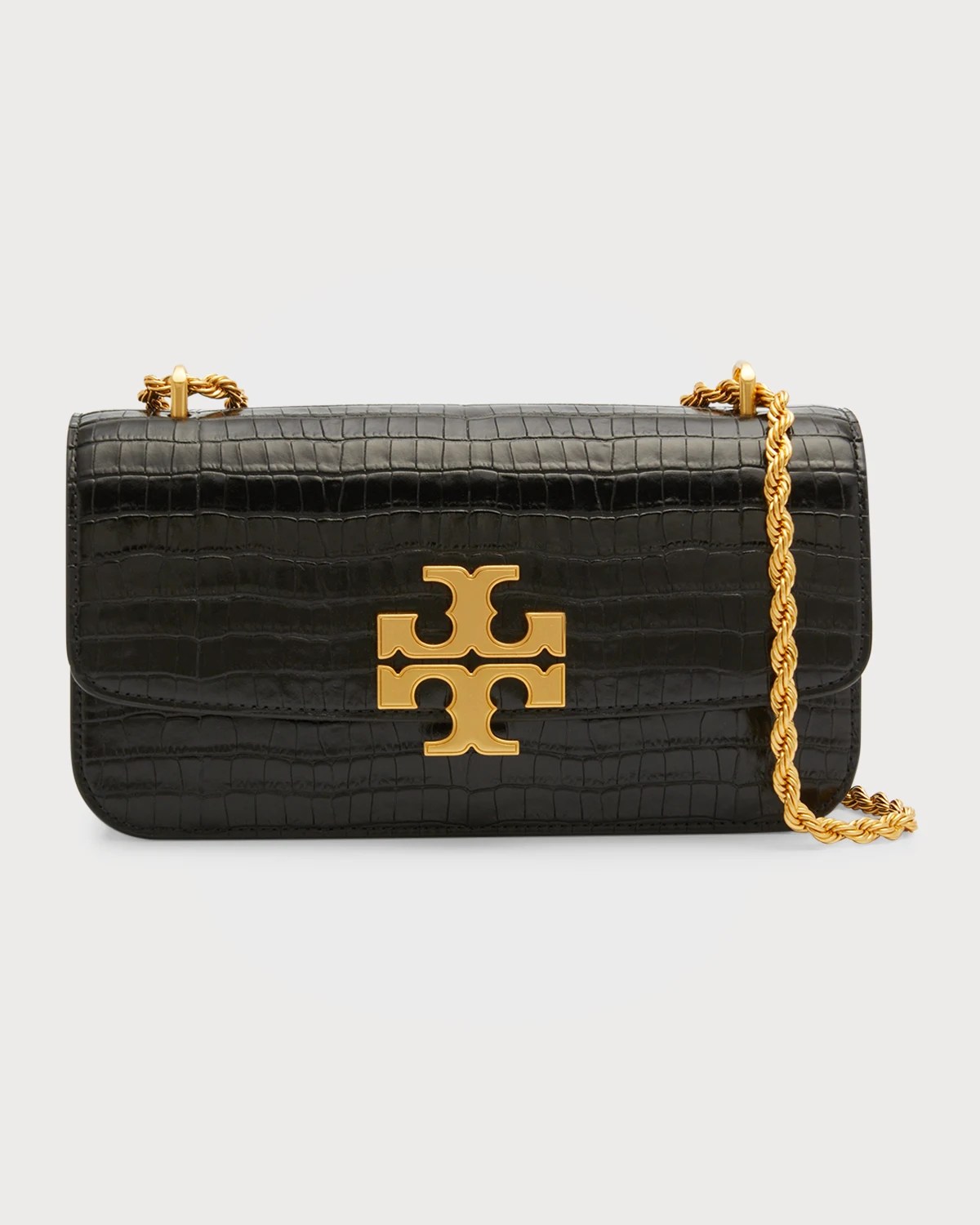 Tory Burch Eleanor Small CrocEmbossed Convertible Shoulder Bag