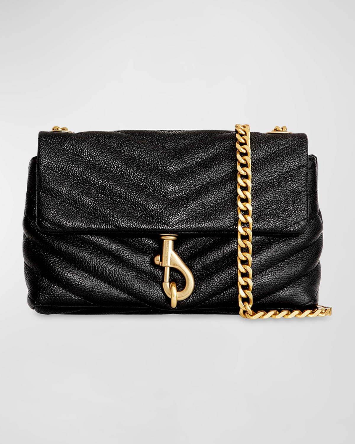 Rebecca Minkoff Edie Flap SnakeEmbossed Crossbody Bag Neiman Marcus