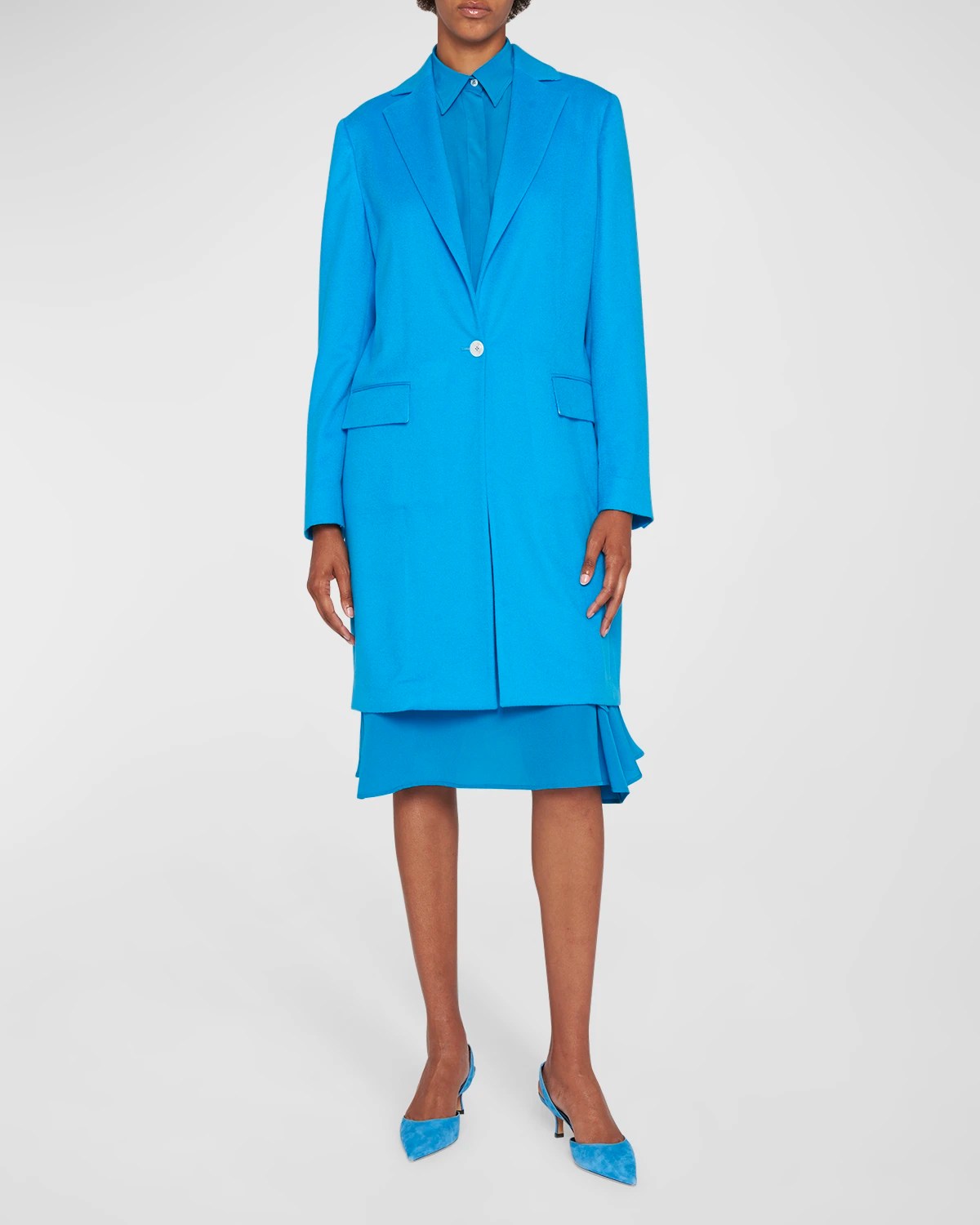 Burberry Kensington Cashmere Trench Coat Neiman Marcus